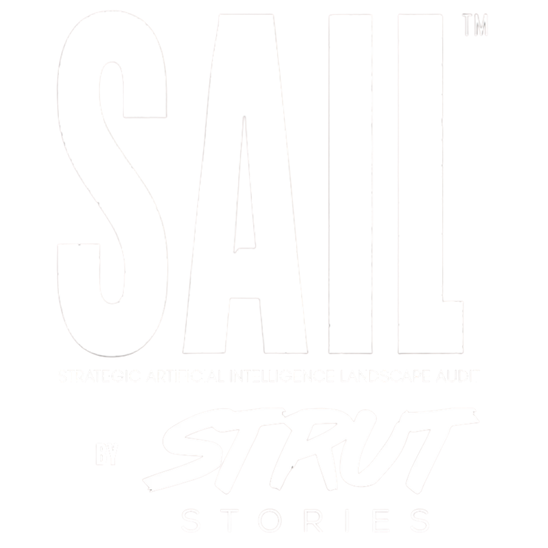 Download the SAIL™ Executive Brief (PDF) from STRUT Stories. Learn how the Strategic AI Landscape Assessment helps organizations improve AI visibility, brand authority, discoverability, and competitive positioning.