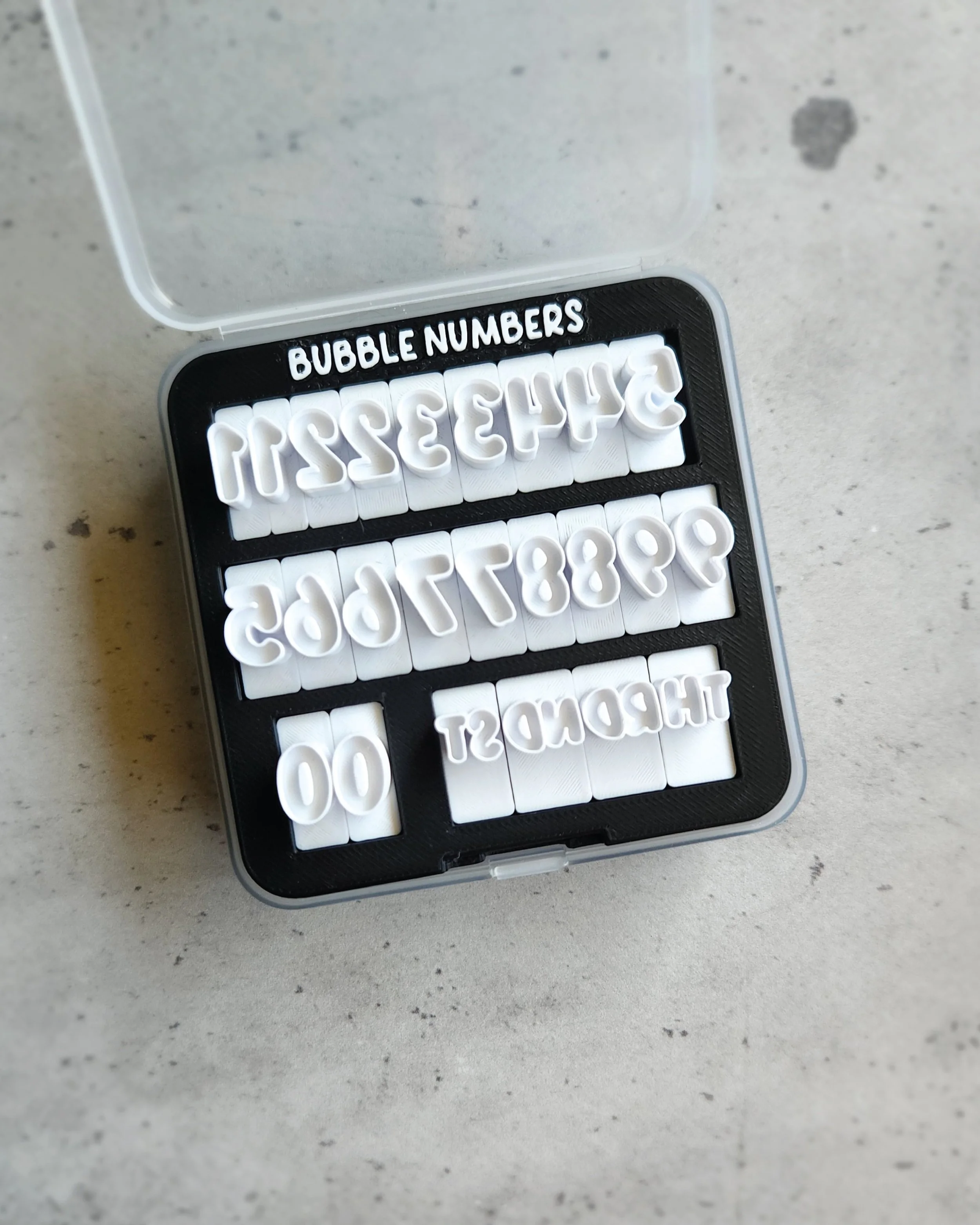 The Bubble Alphabet - Numbers