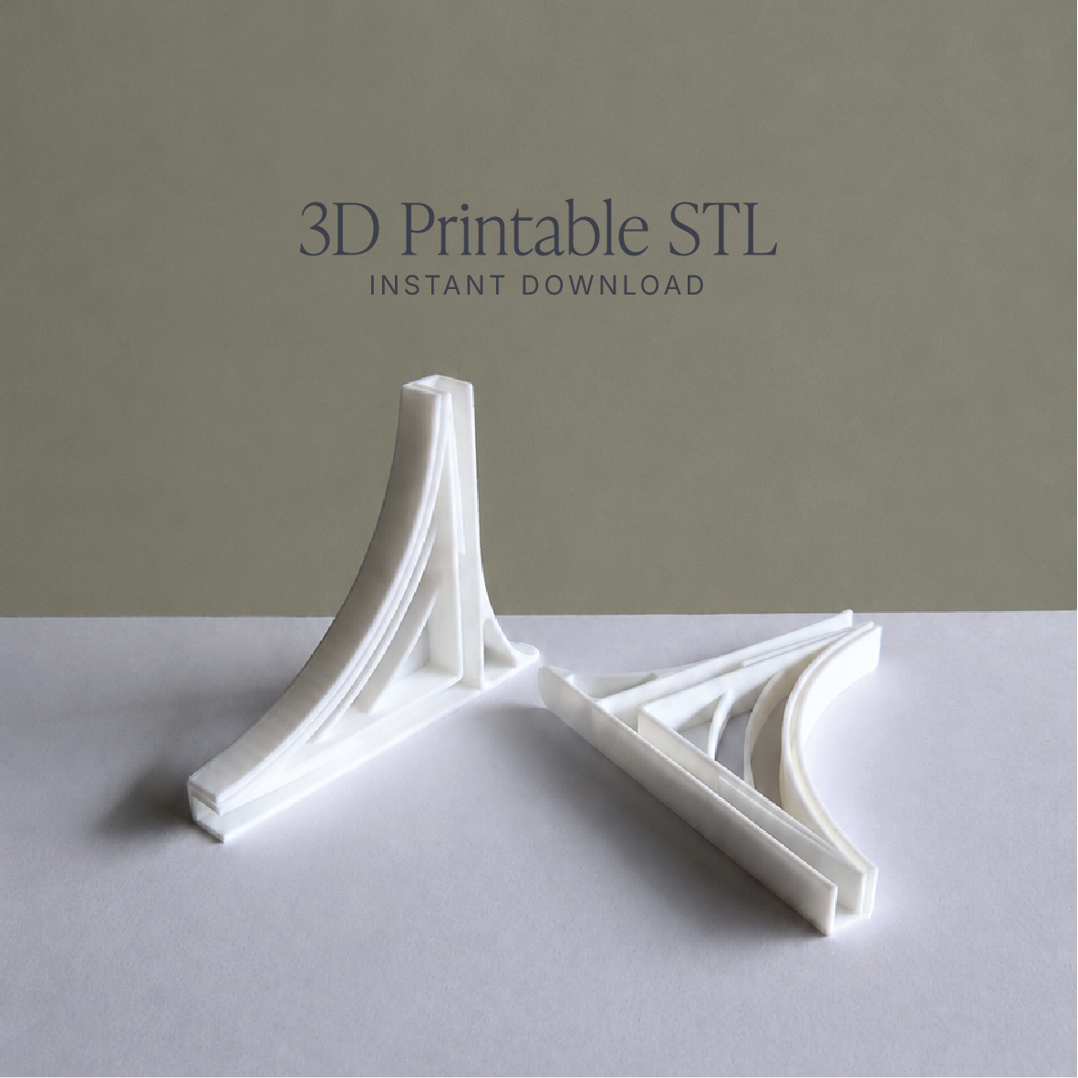 Backdrop Brackets - 3D Printable STL
