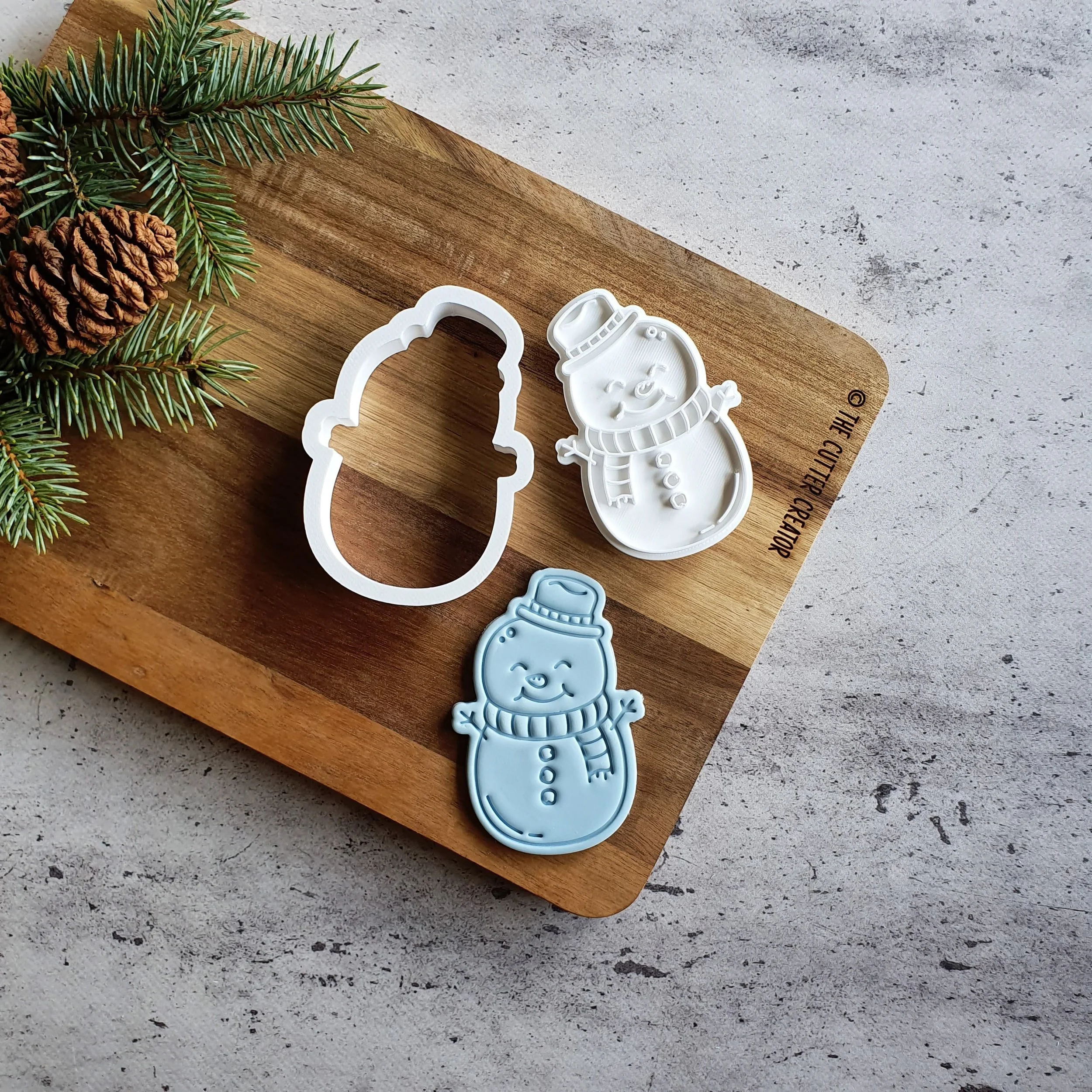 Snowman Cutter & Stamp - Impression