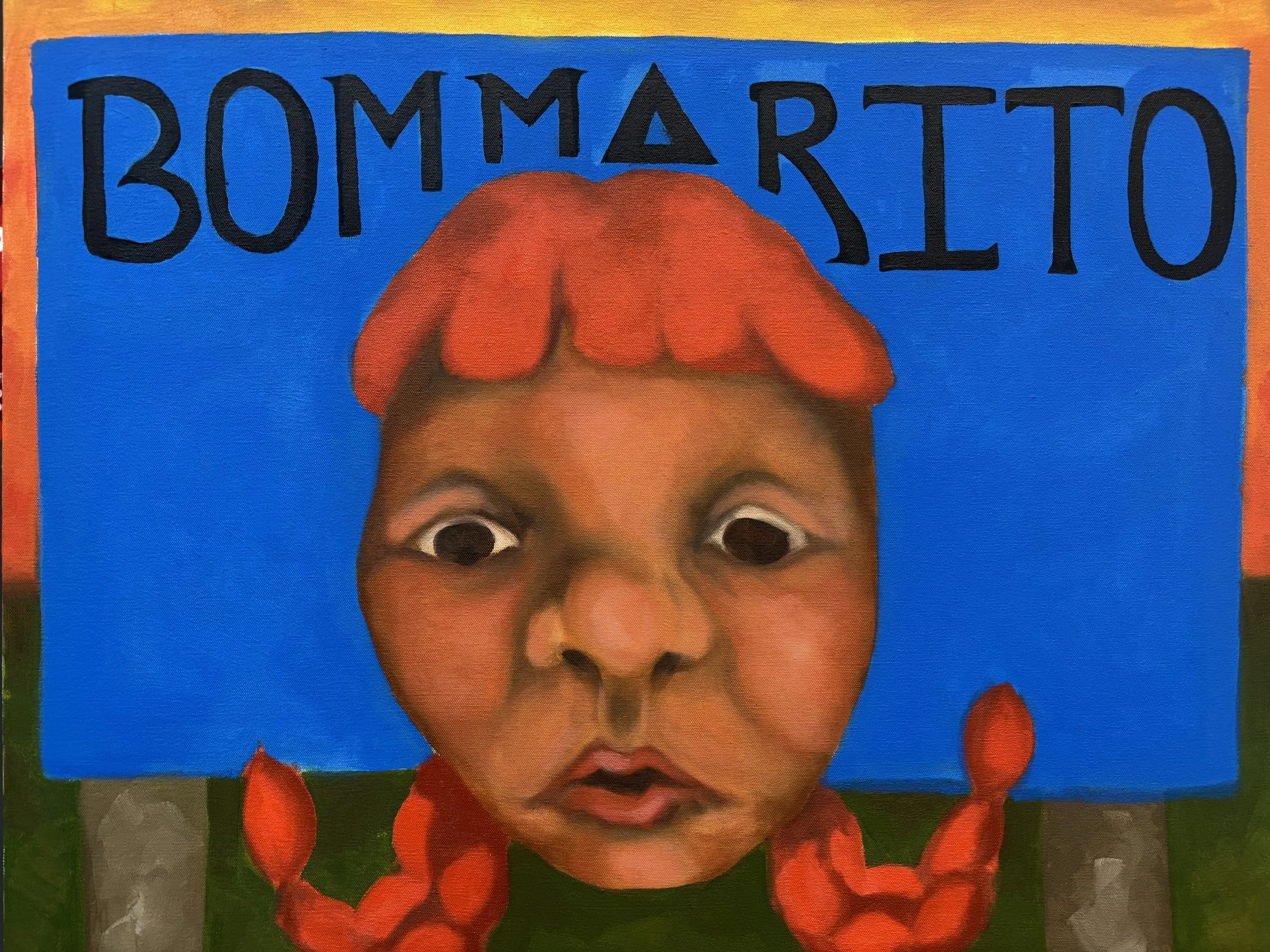 King of Bommaritoville, 24x28, Oil on canvas, 2025