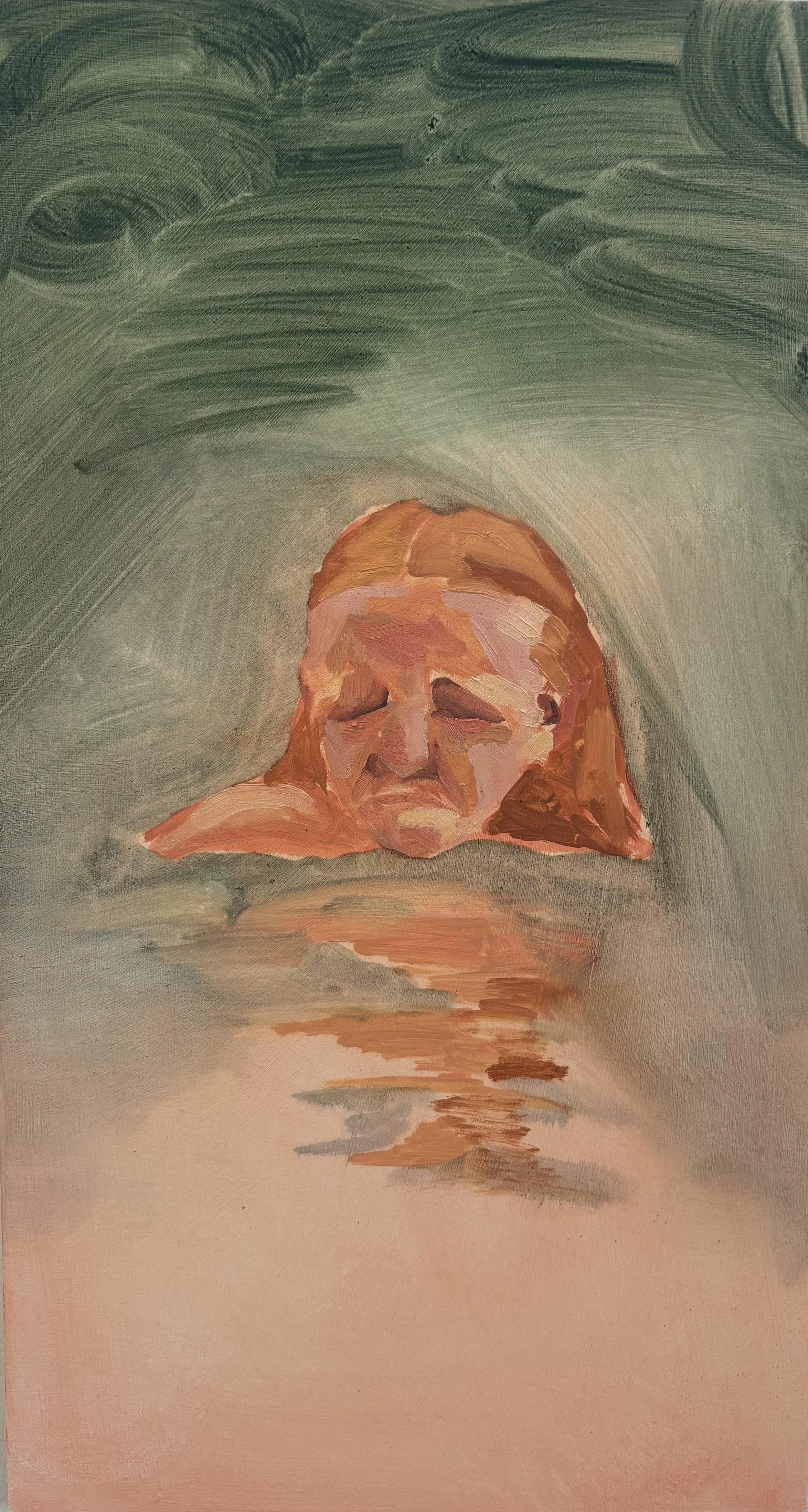 Anna (creek), 10x20, Oil on panel, 2026
