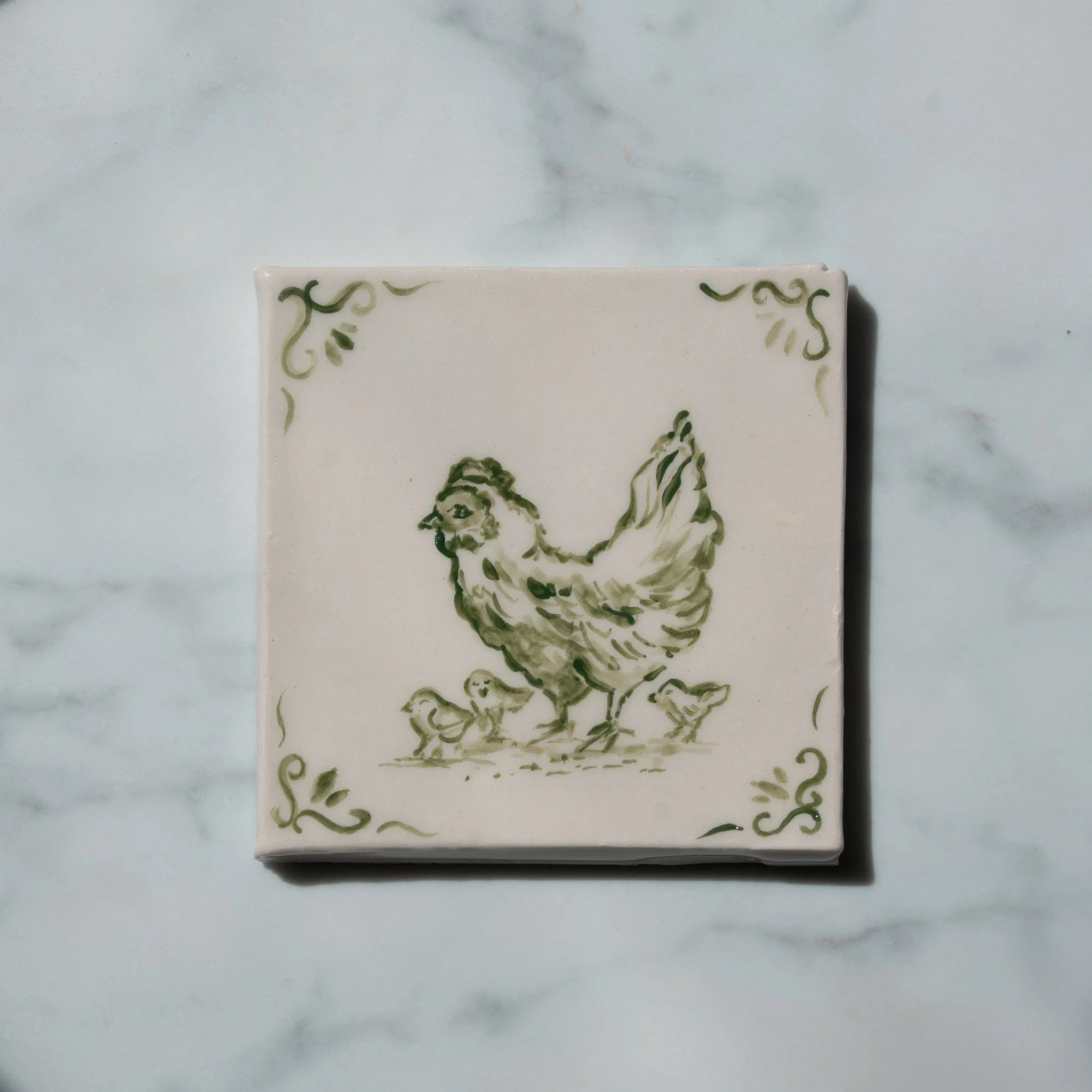 Mother Hen Picture Tile – $120 NZD