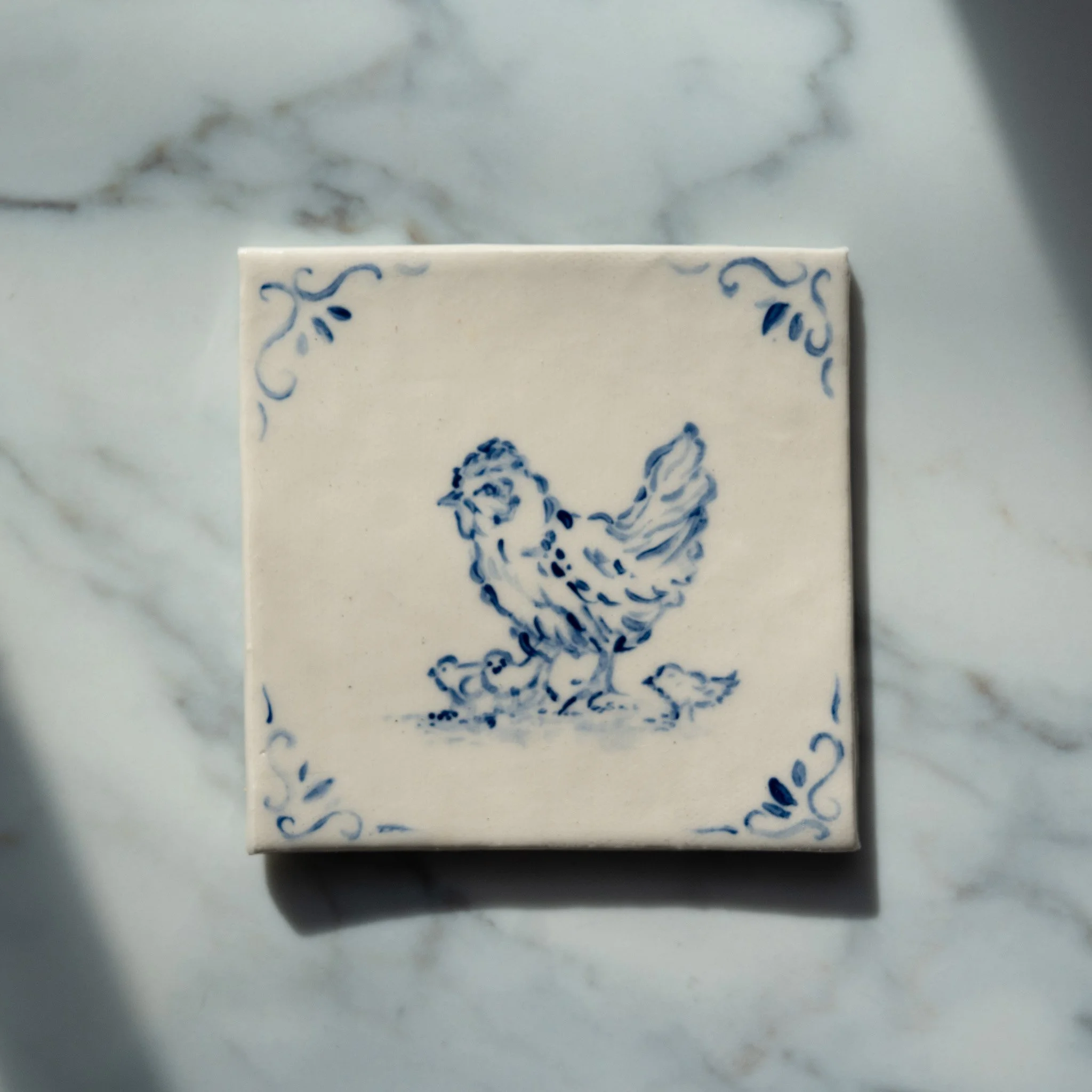 Chicken Picture Tile – $120 NZD
