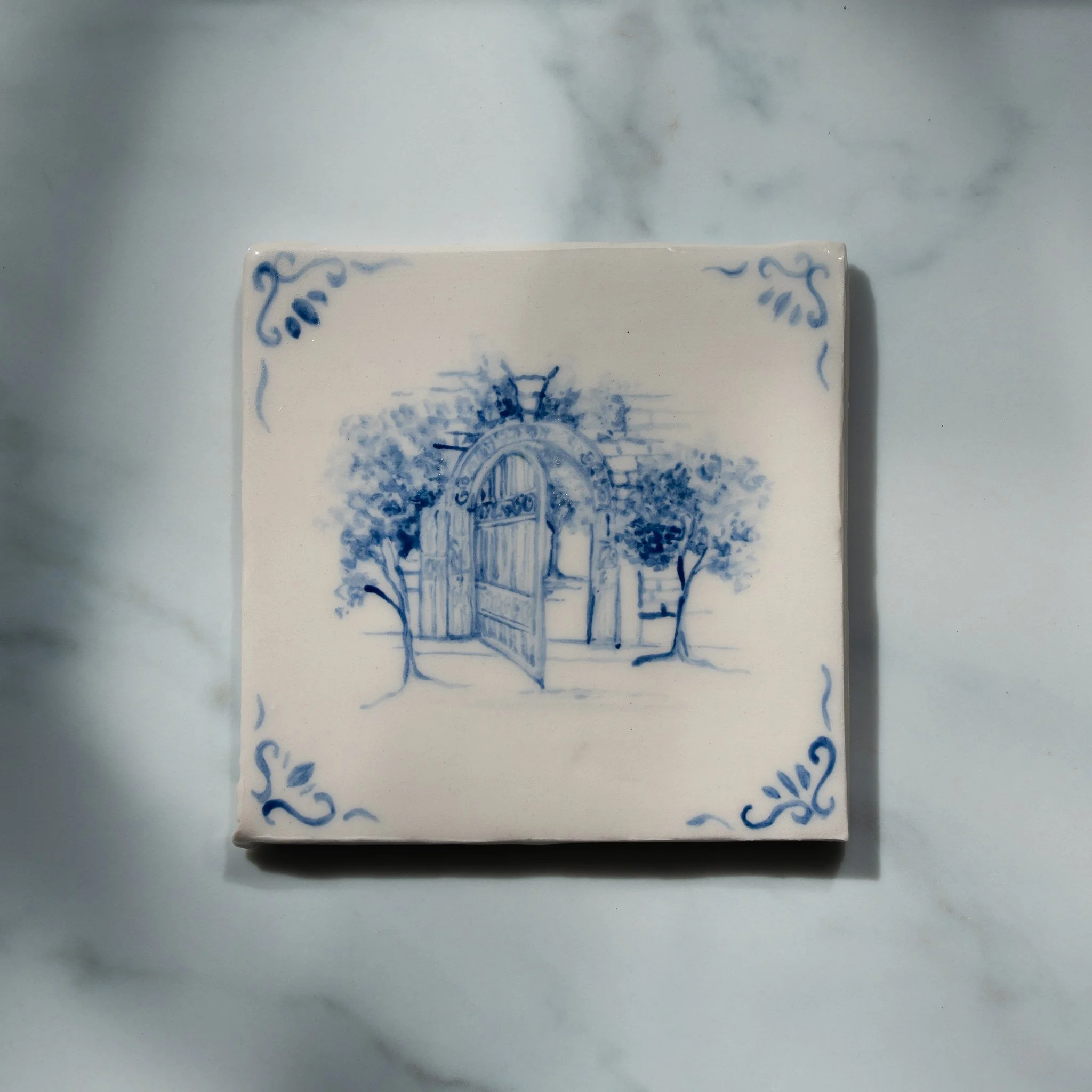 Custom Garden Picture Tile