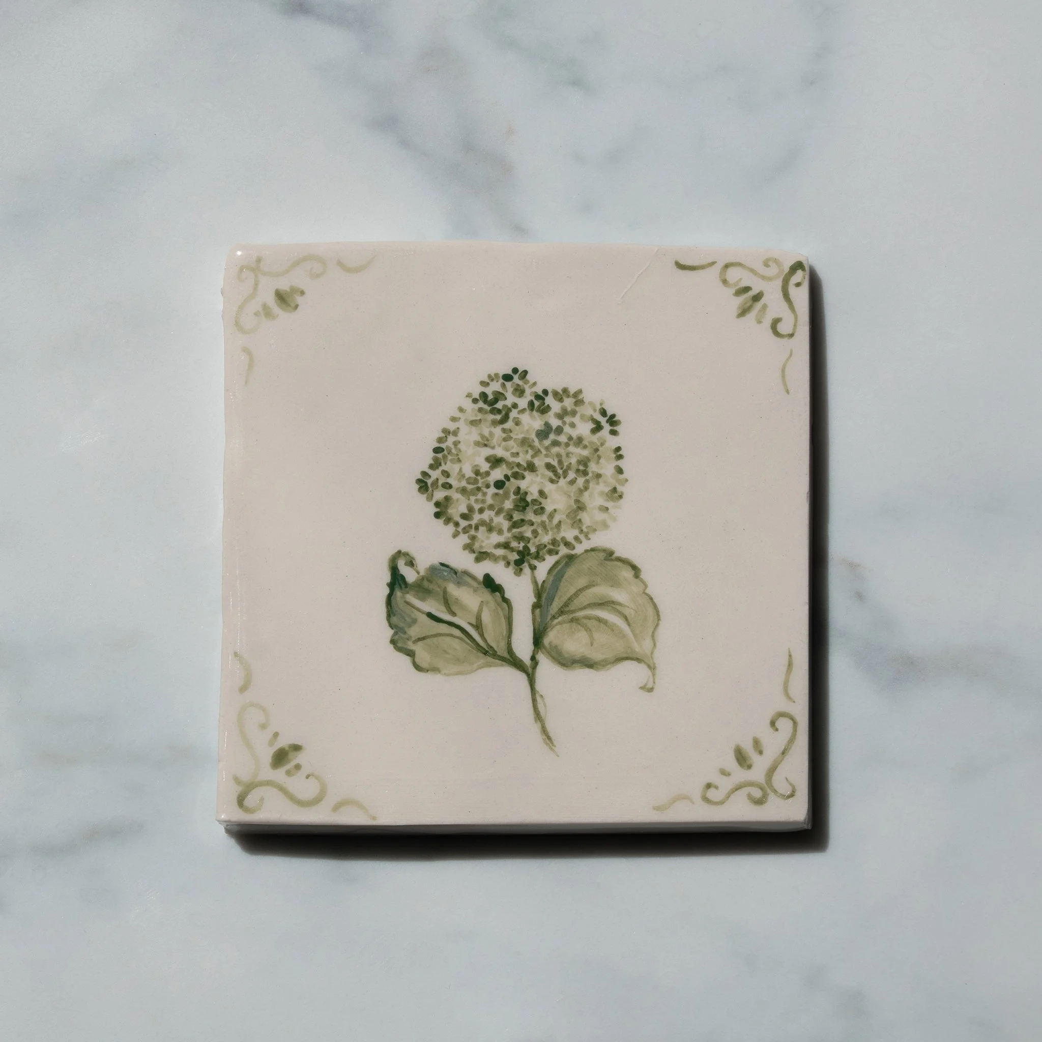 Hydrangea No 1 Picture Tile – $120 NZD