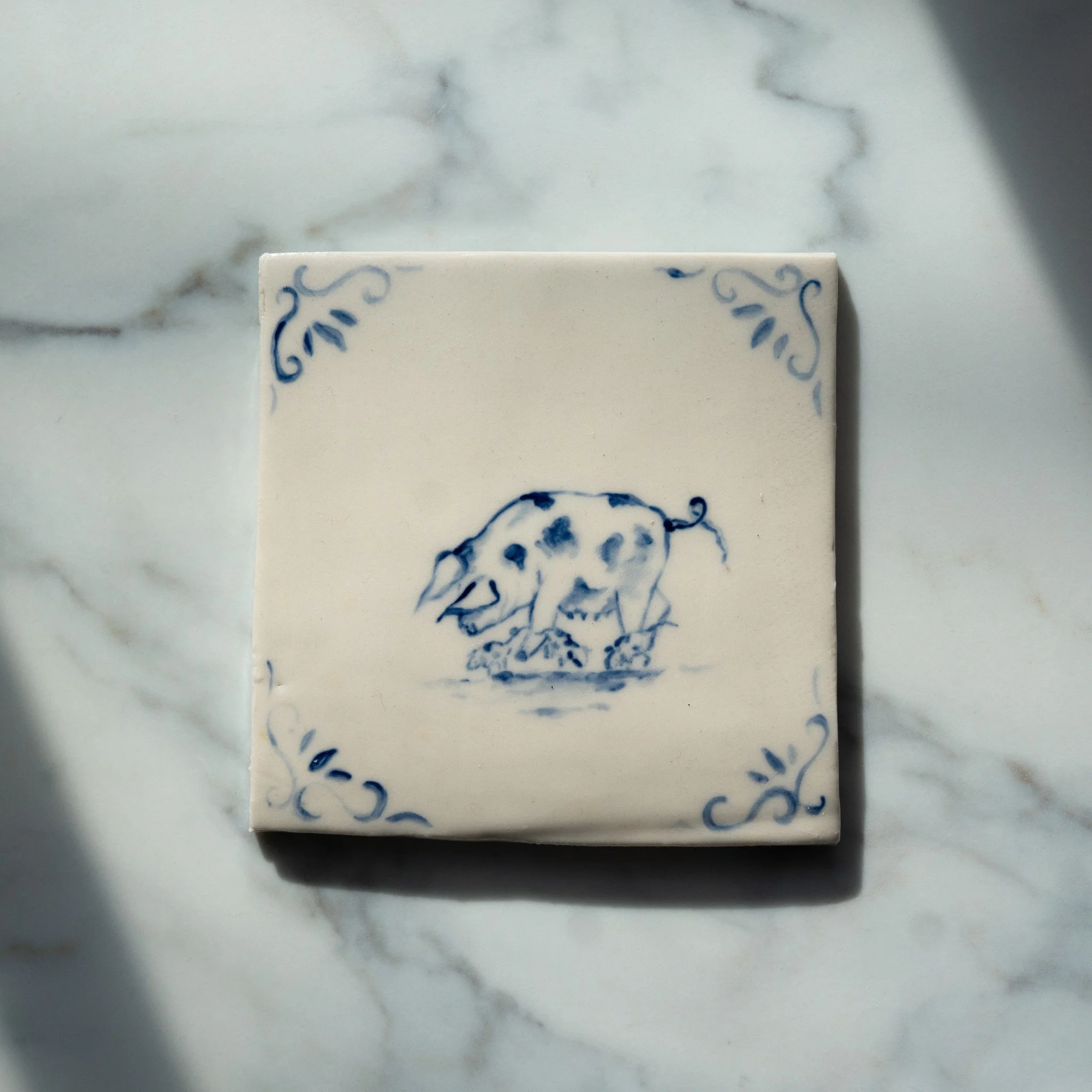 Pig Picture Tile – $120 NZD