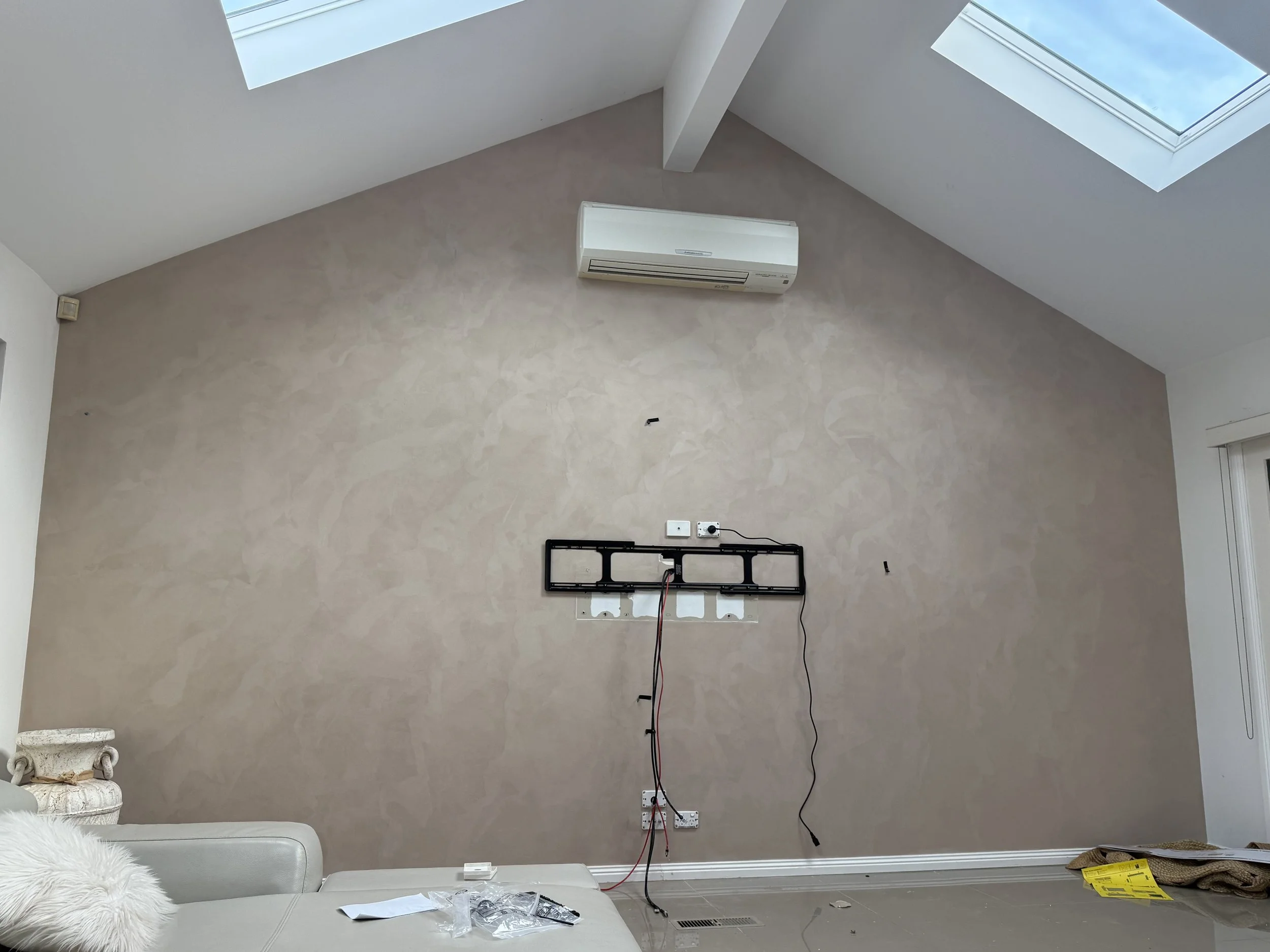 Venetian Plaster Feature Wall