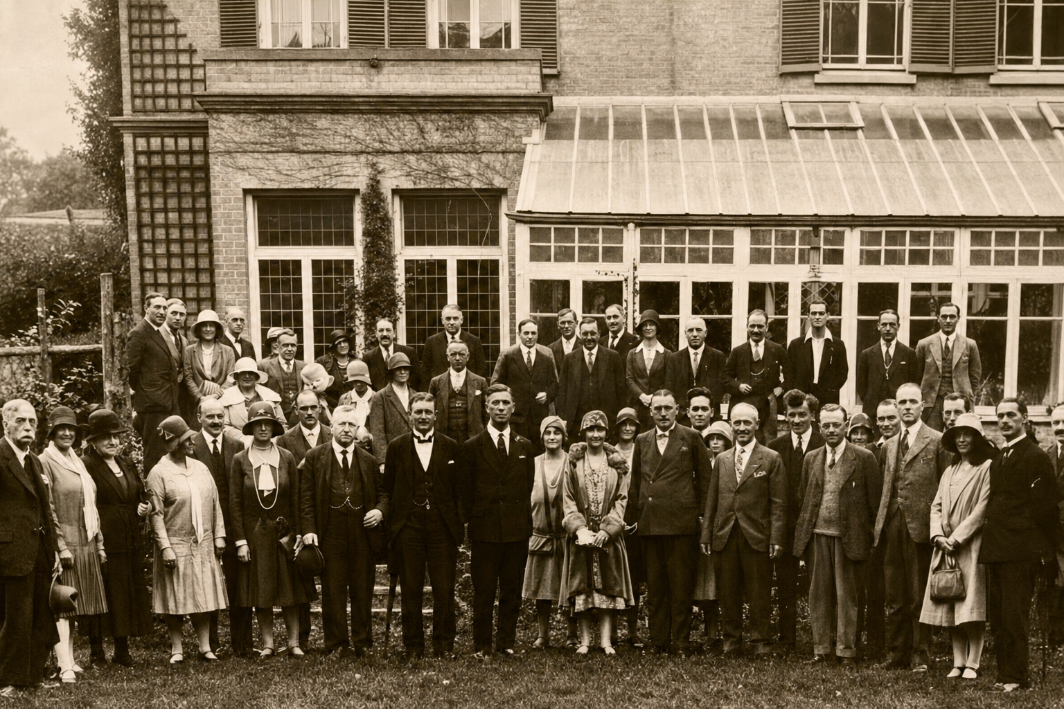 One of the original photographs of the Moulsecoomb Social Club