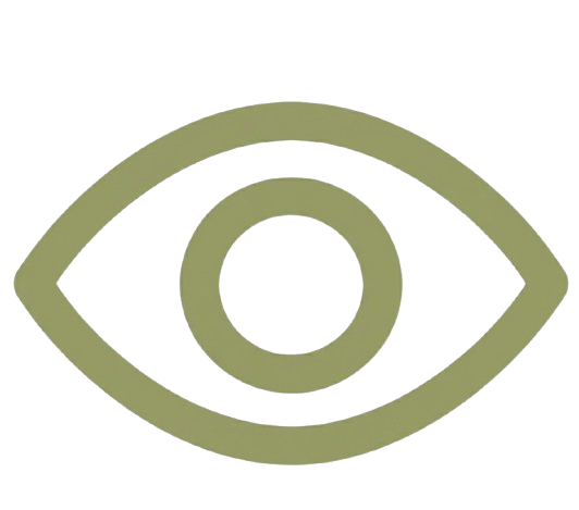 A stylized eye icon with a circular pupil in the center.