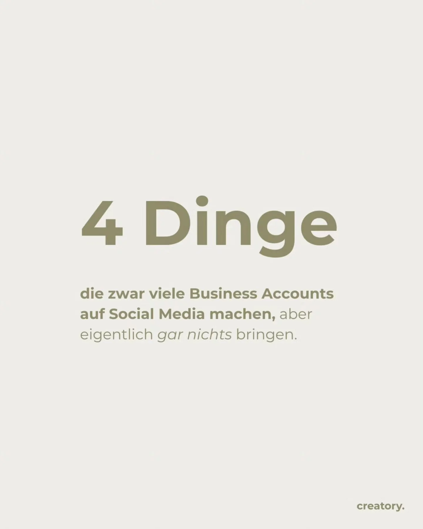 Dinge auf die es wirklich ankommt👇🏻💚

💭 Beitr&auml;ge richtig analysieren lernen
📱 Ein stabiles Bild
☀️ Gute Belichtung
🔊 Einen cleaner, passender Sound/Voiceover/Audio
🧵 Dein roter Faden: wer bist du? (auf Social Media)
👥 Aktive Menschen in 