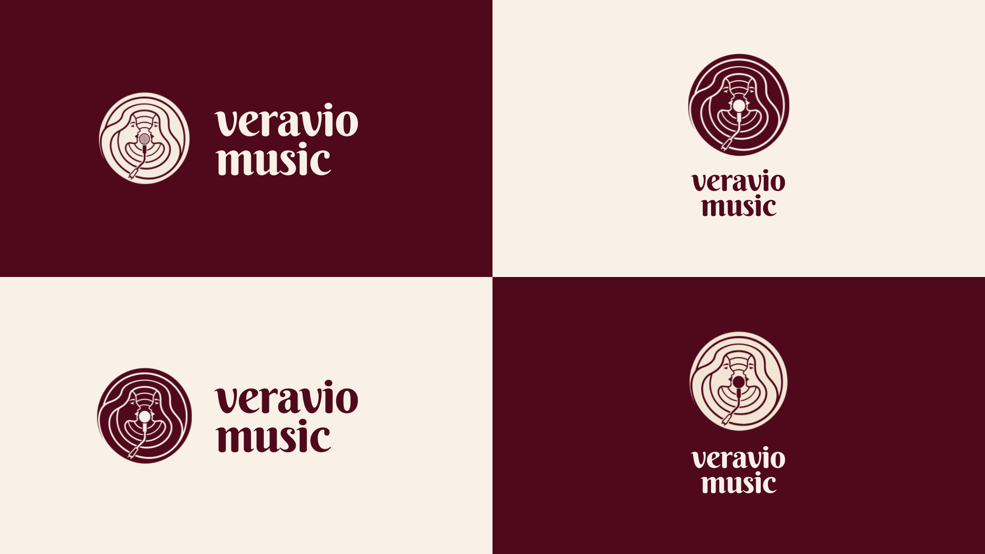 veraviomusic Logo Varianten