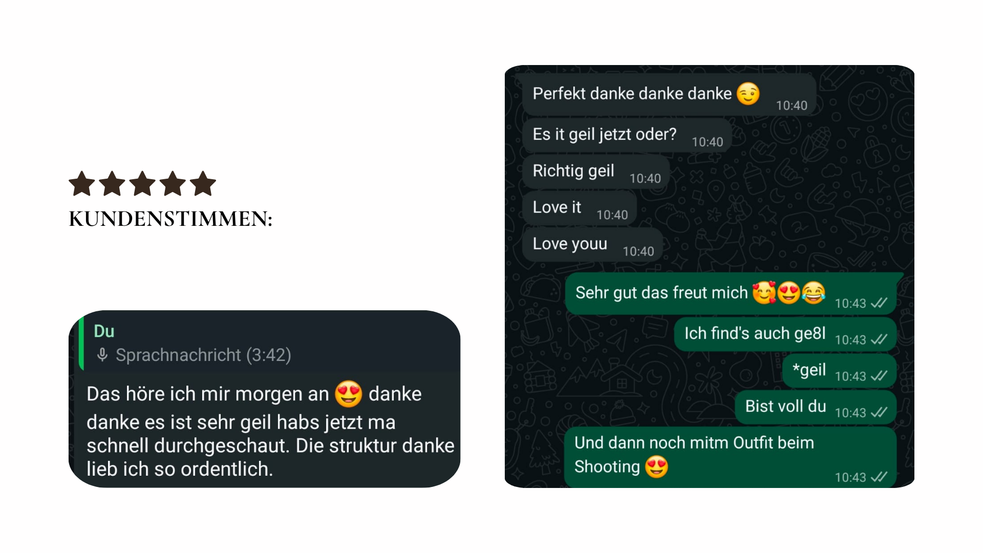 Kundenstimmen von Janina Kroisleitner