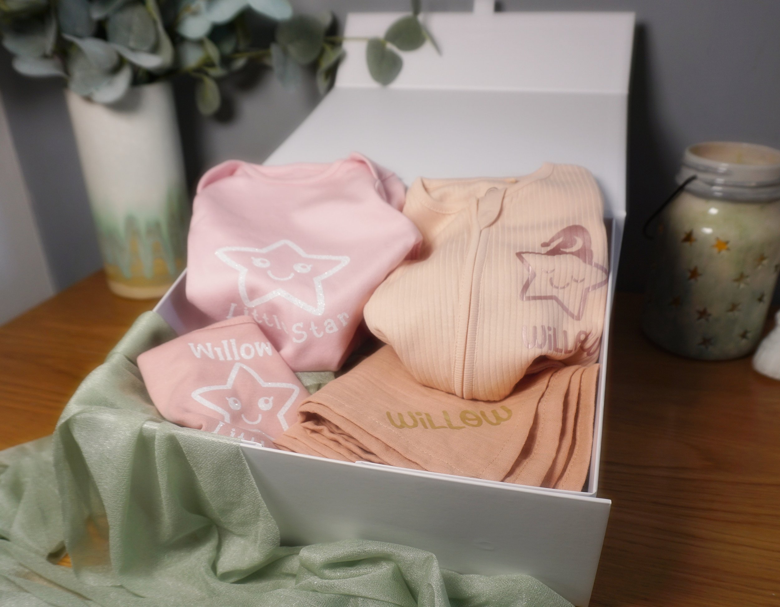 Personalised Little Star Baby Gift Box