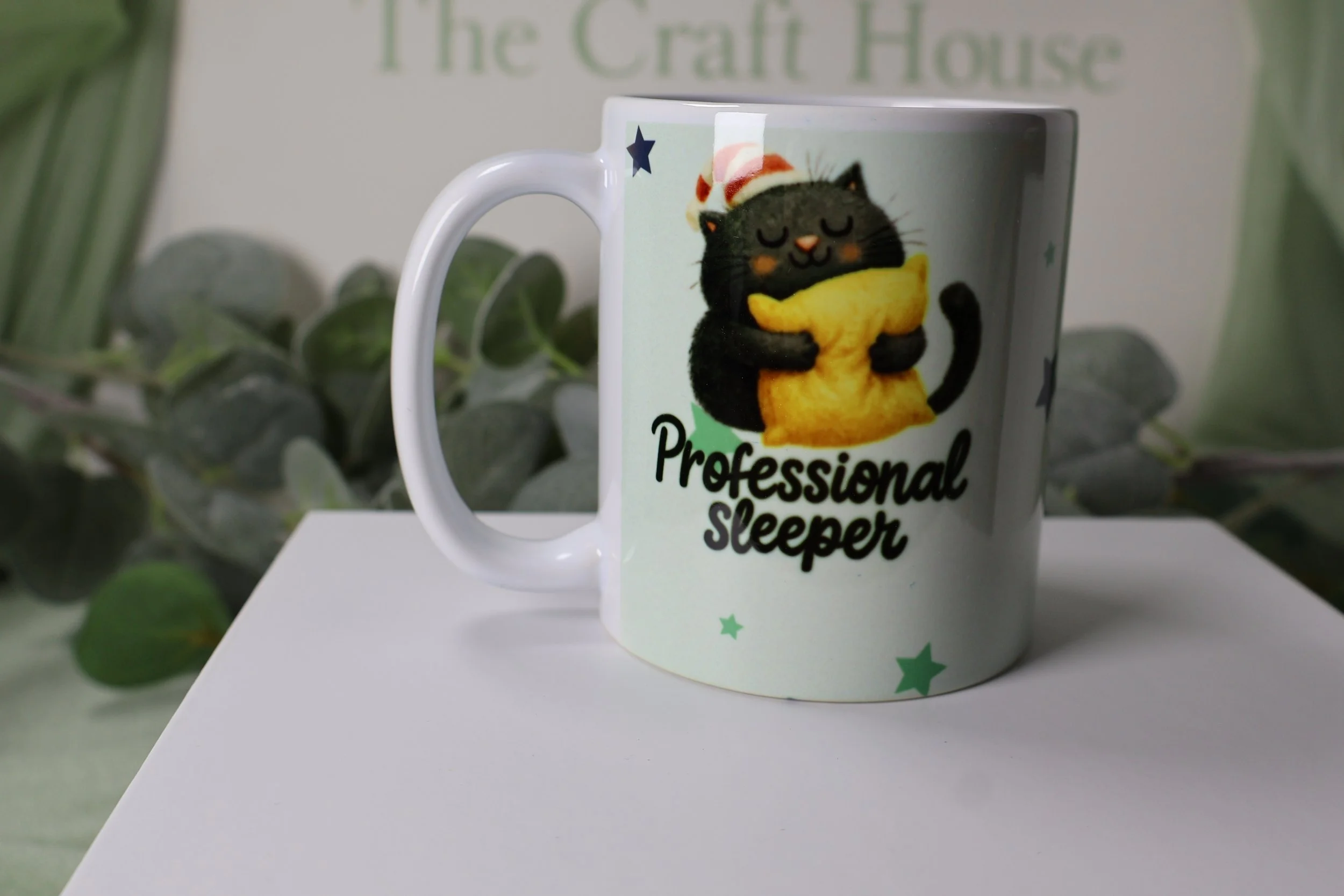 Professional Sleeper Cat Design Mug