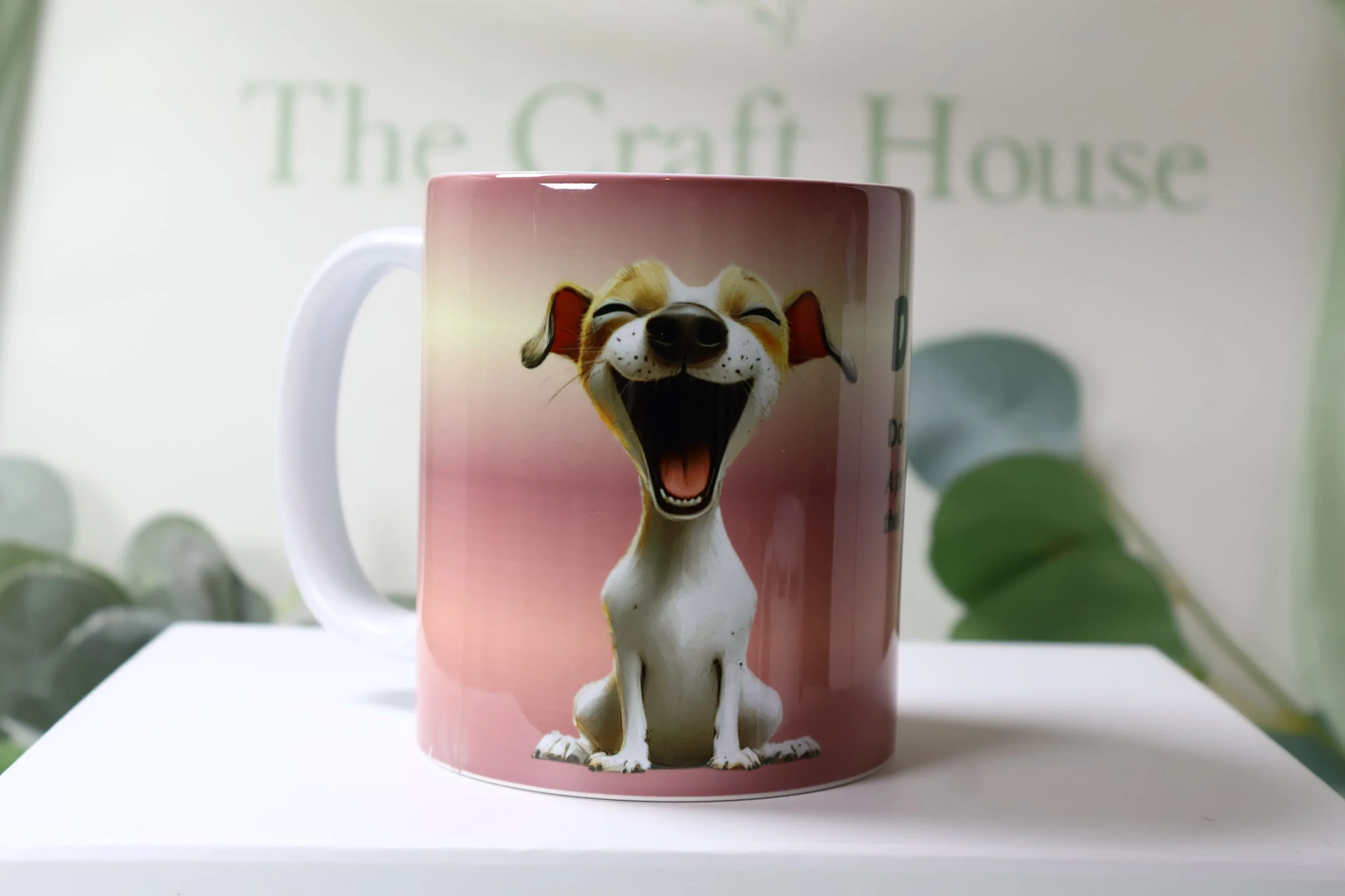 Charming "Dogtrovert" Ceramic Mug