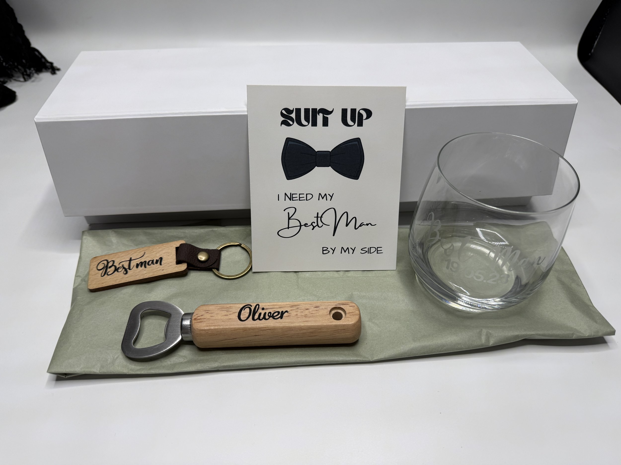 Personalised Best Man Proposal Box