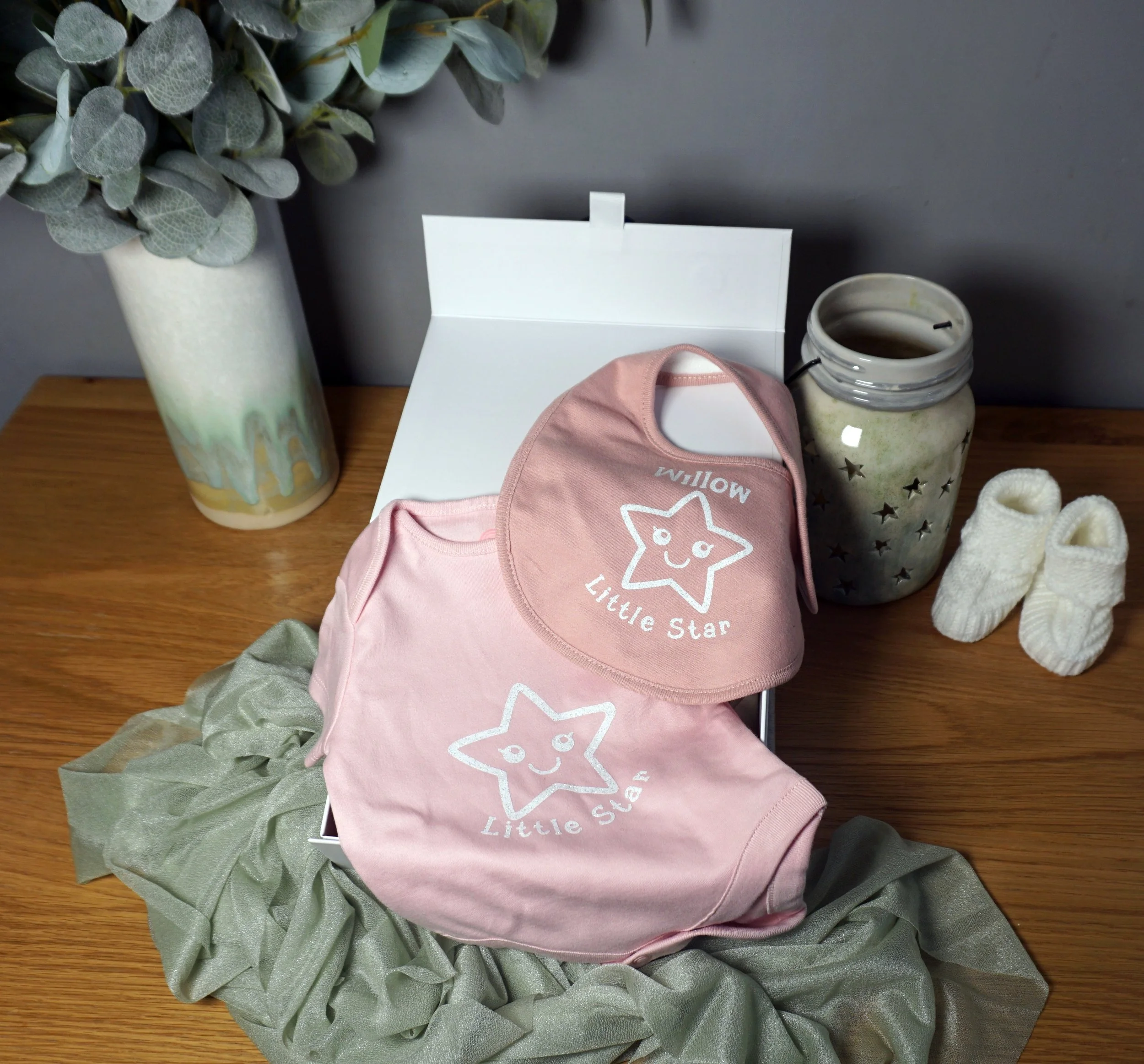Personalised 'Little Star' Baby Gift Box Set