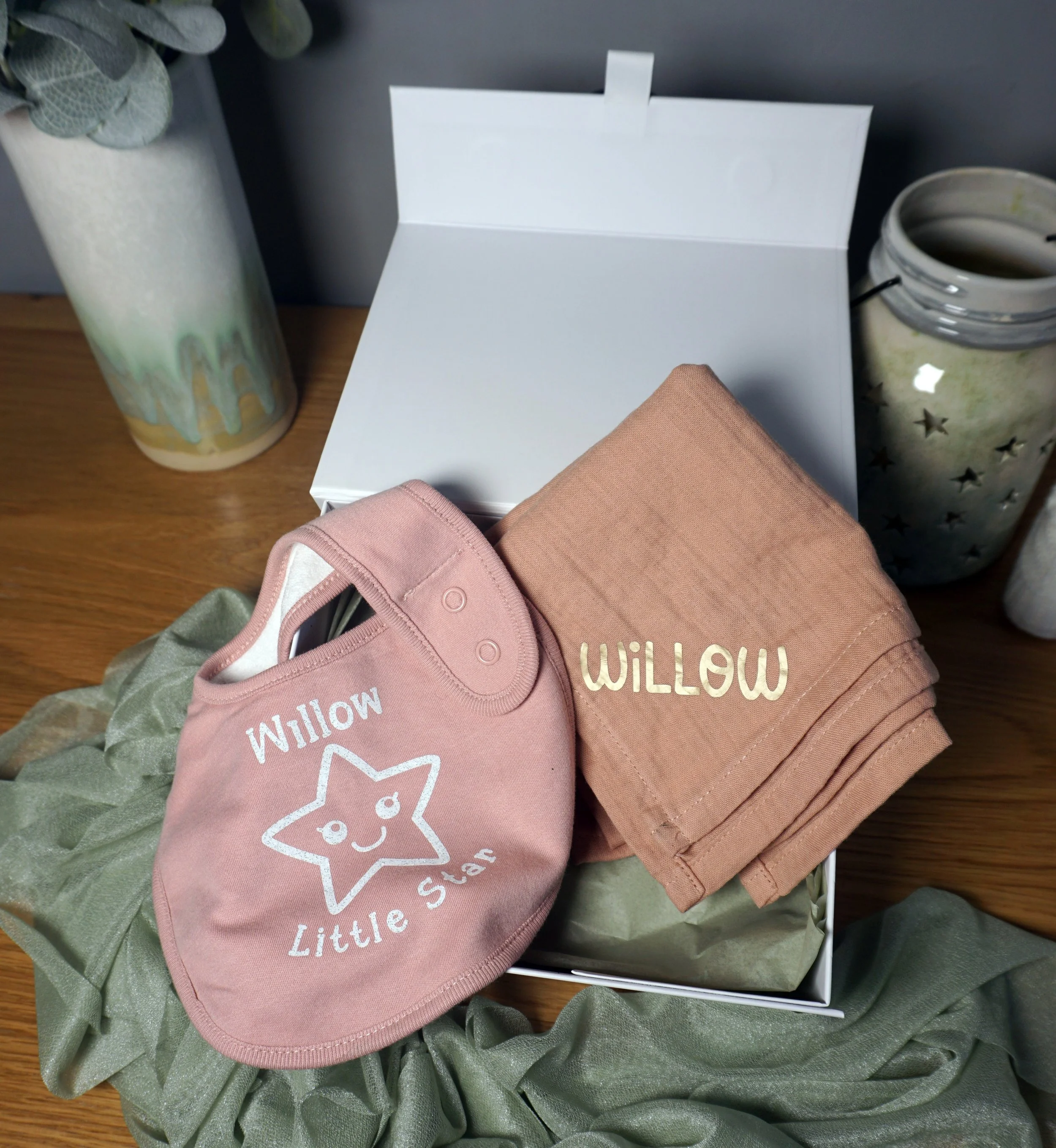 Personalised Little Star Baby Gift Box Set