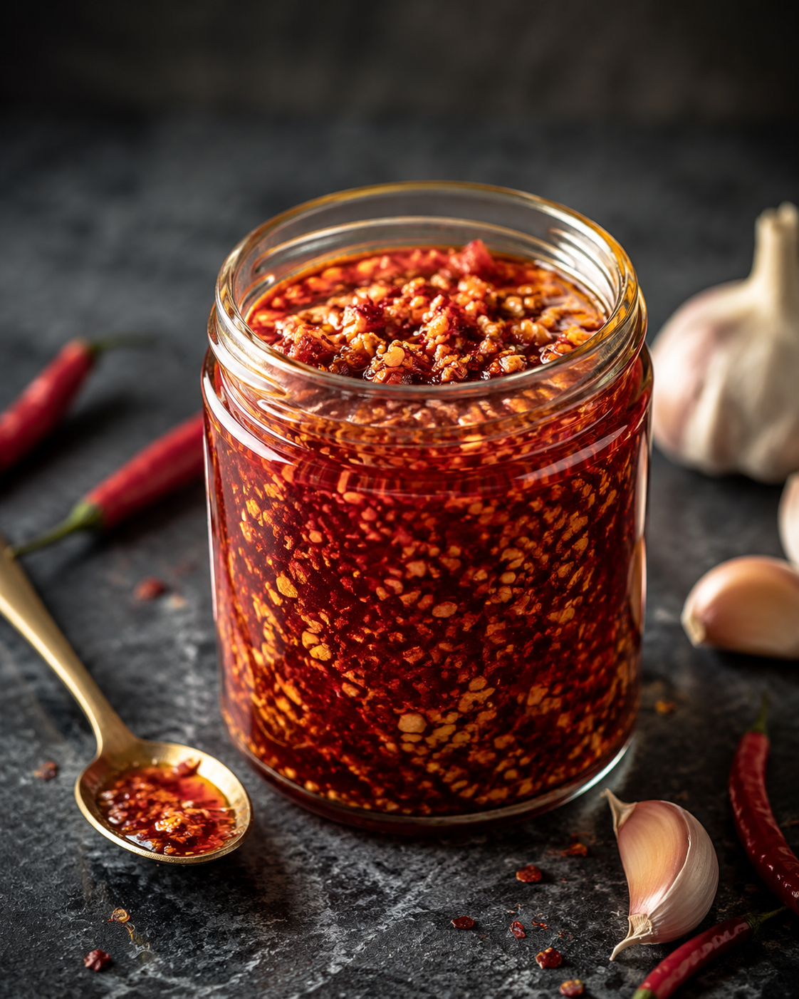 Red Crispy Chilli Garlic Sauce