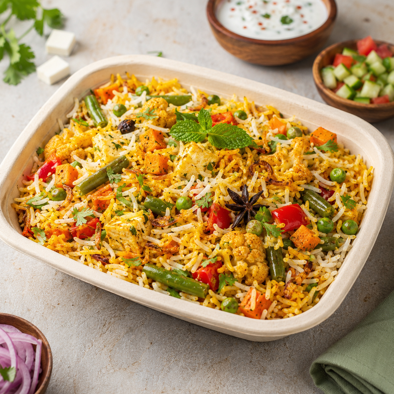 Fit Bites Vegetarian Healthywali Biryani