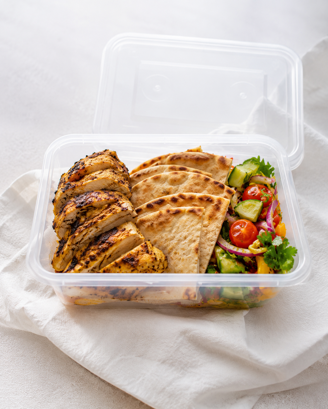 Achari Chicken Tikka Pita Pockets