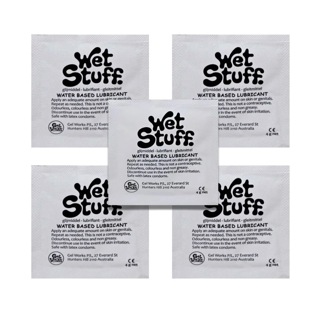 Wet Stuff Lubricant Sachets 4g