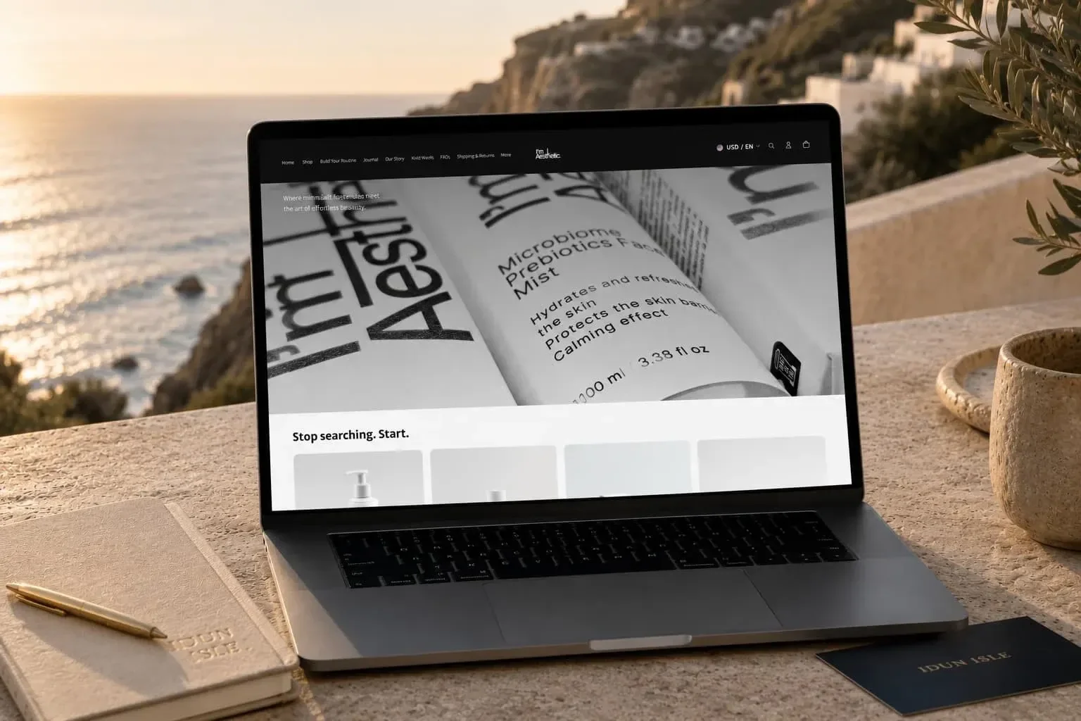 I’m Aesthetic E-Commerce Experience

Designed and developed for a modern skincare brand, this Shopify e-commerce experience blends refined aesthetics with intuitive user journeys. Inspired by the simplicity of luxury skincare and the elegance of coas
