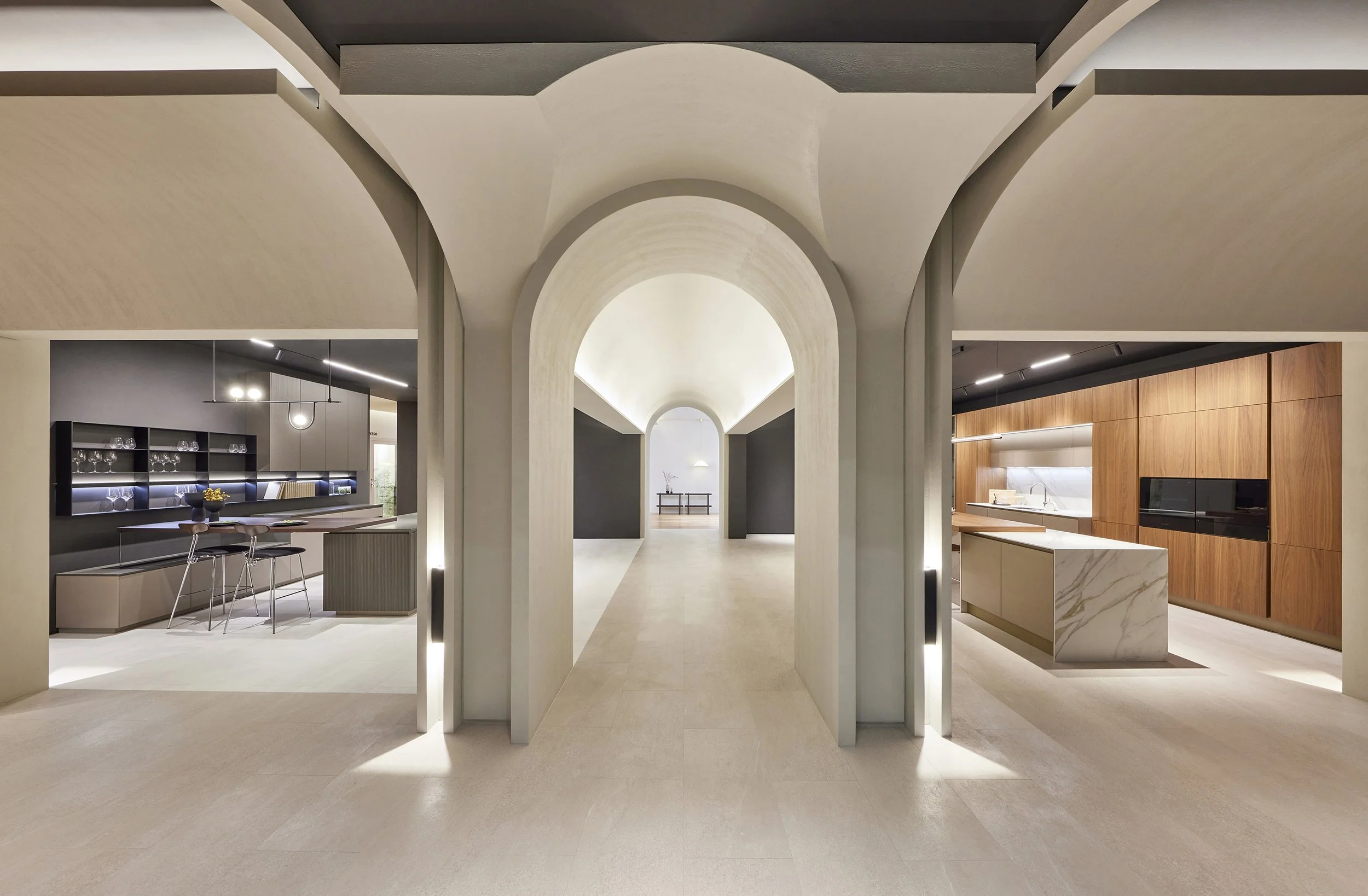 kitchen-showroom-interior-arch-gallery-corridor-ambient-white-beige-front-01.jpg