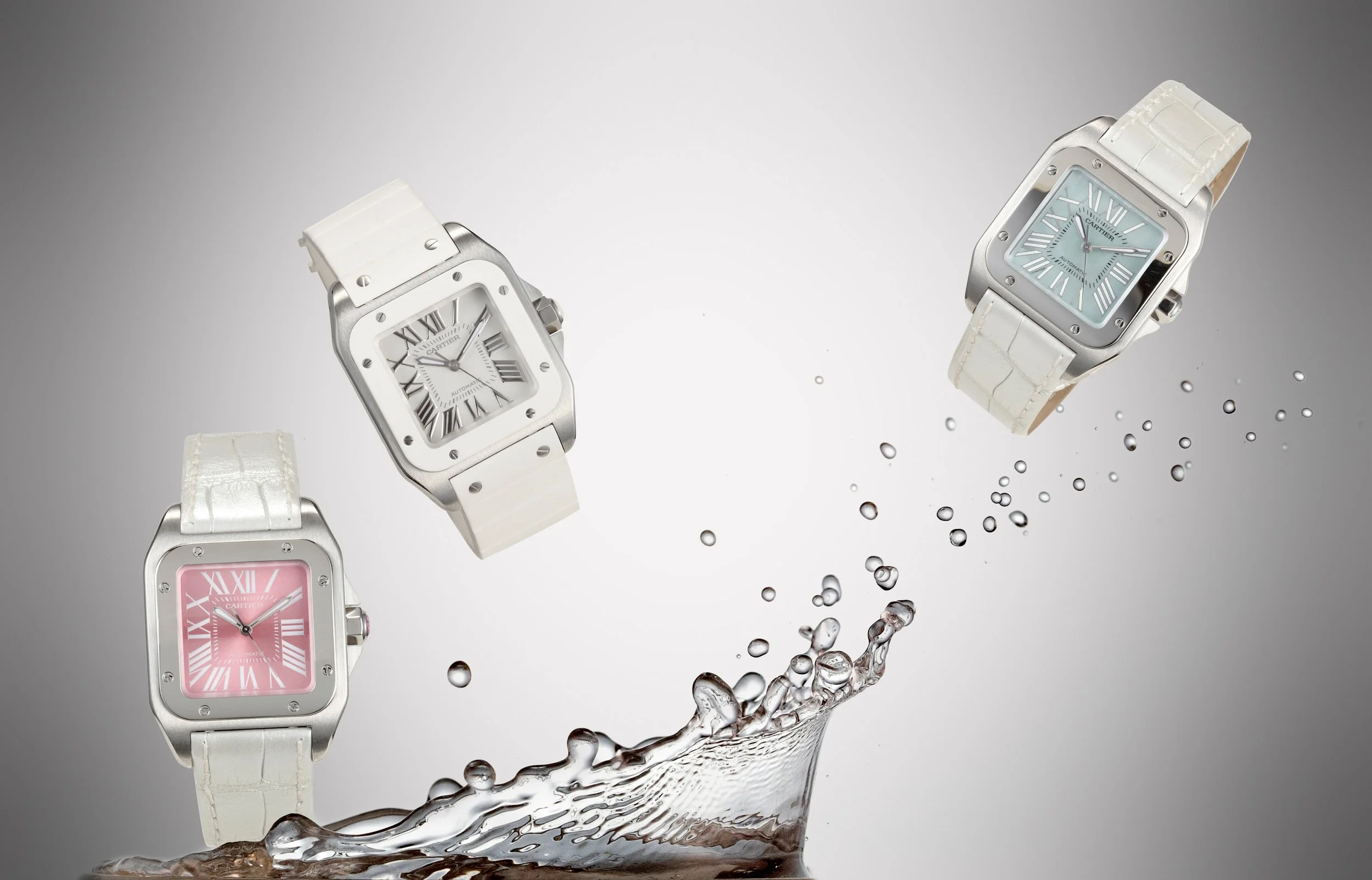 cartier-santos-100-watch-trio-pink-white-blue-dial-water-splash-01.jpg