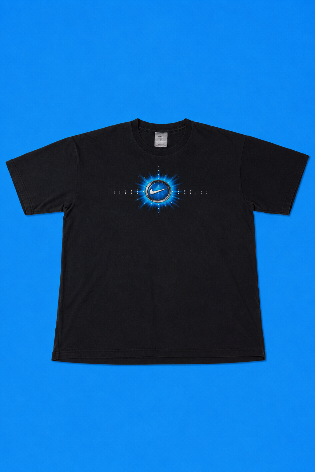 Vintage Nike Basketball Blue Sonar-Burst T-shirt