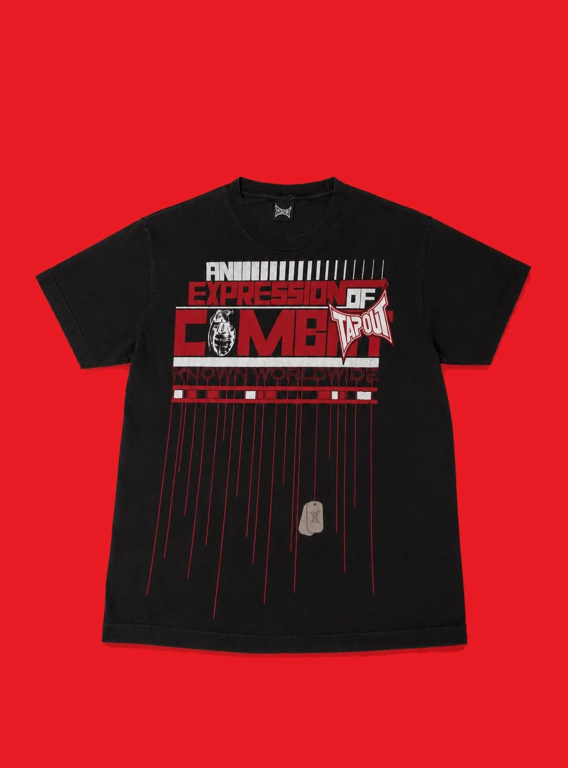 Y2K Tapout An Expression of Combat MMA UFC Fight Graphic T-shirt