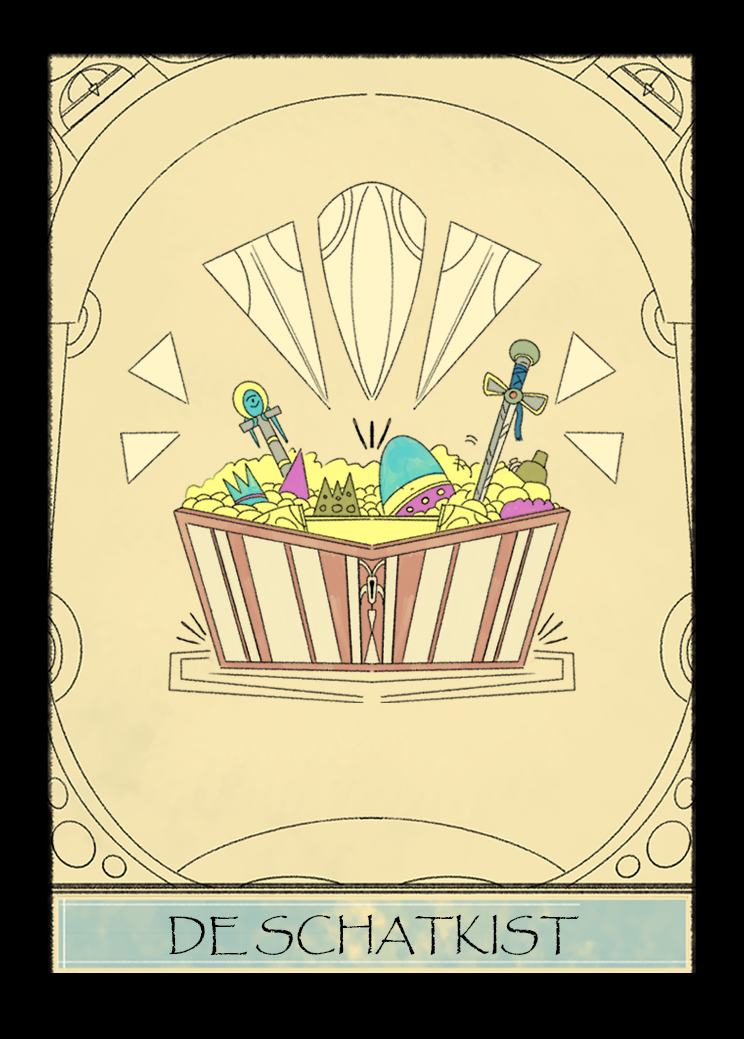 Heb je deze kaart op het einde van het spel?  Dan win je, tenzij je ook de draak hebt. 