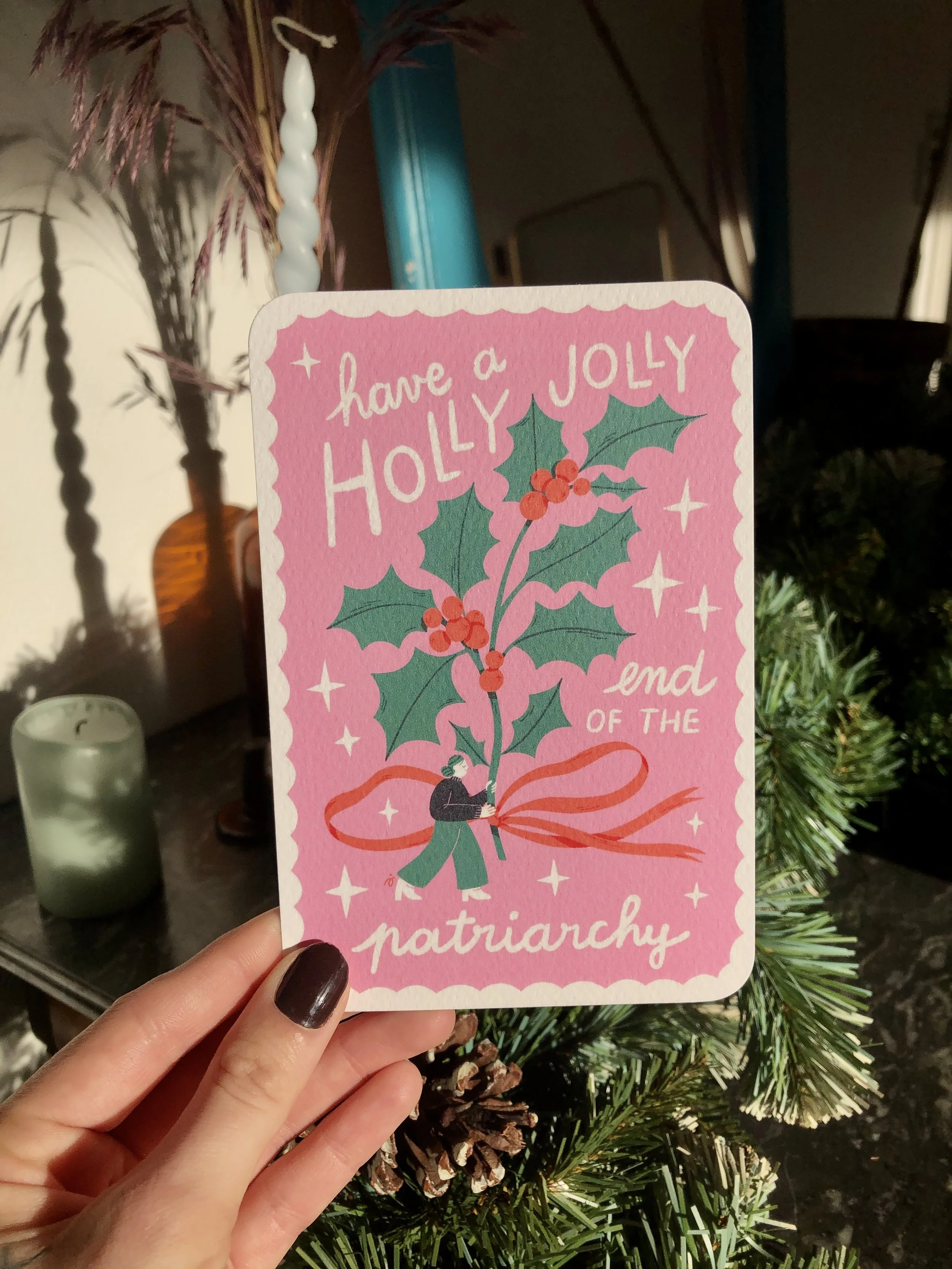 Holly Jolly - Christmas Card