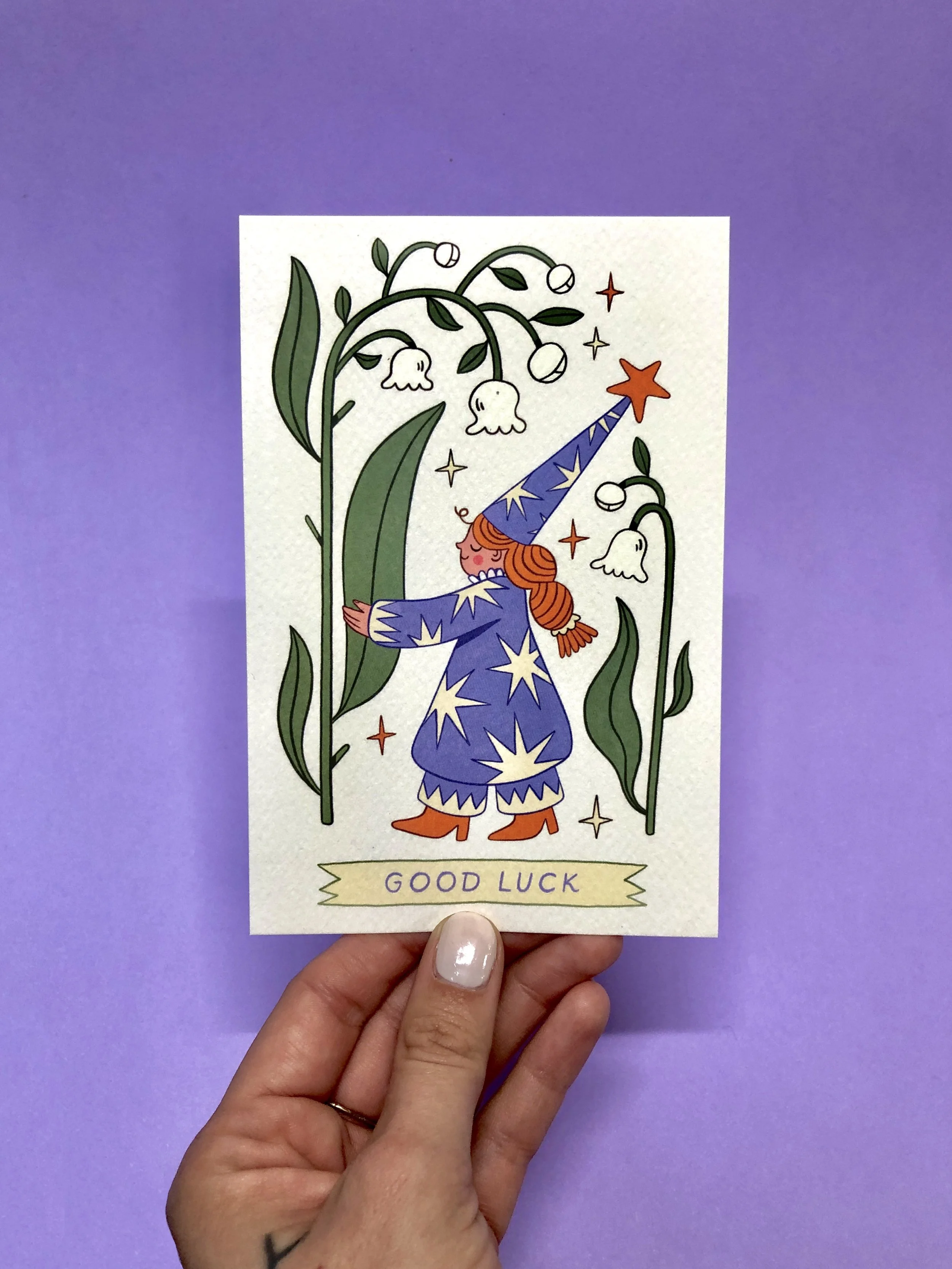 lily of the valley - card