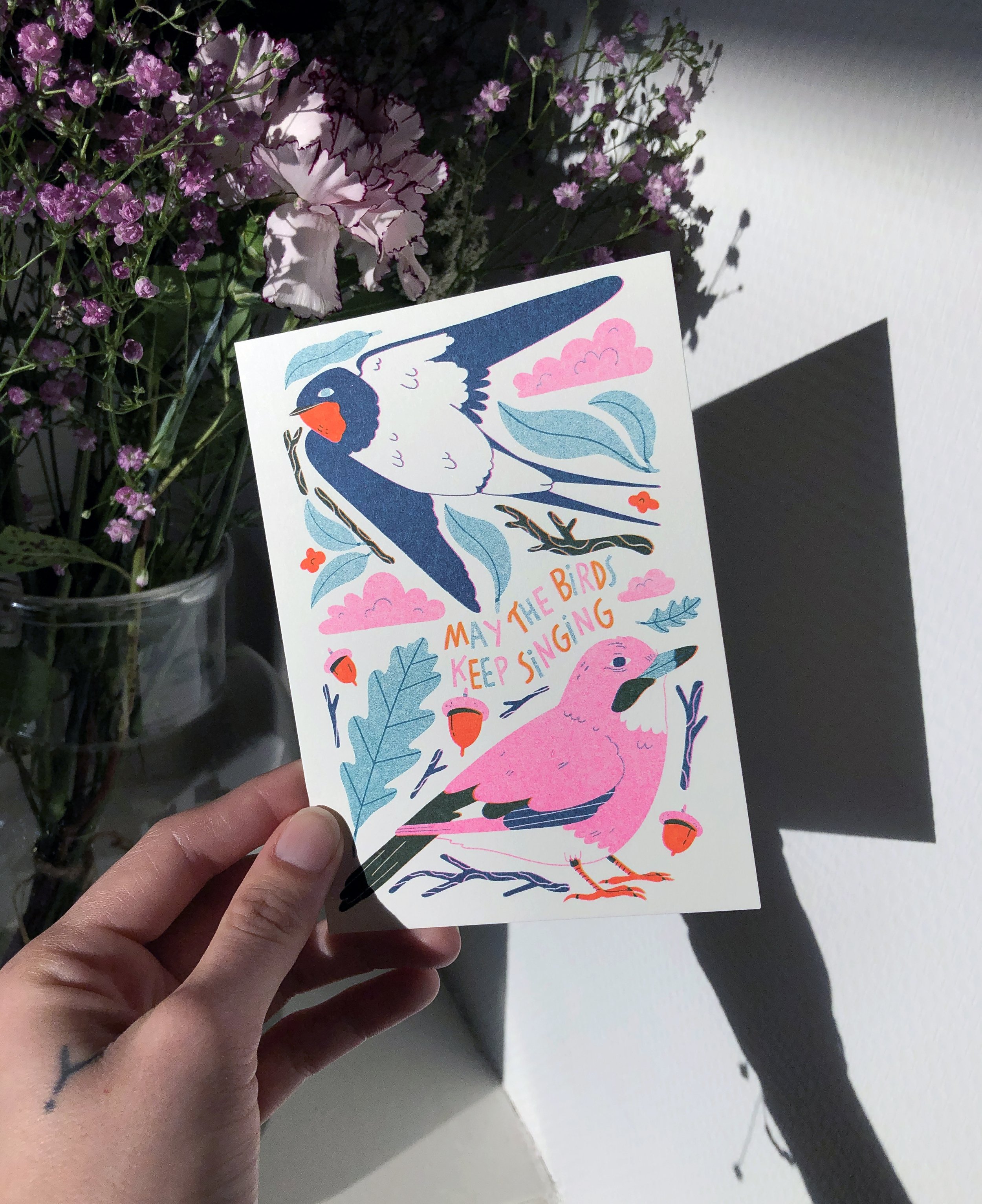 Mays the Birds Keep Singing - Riso A6