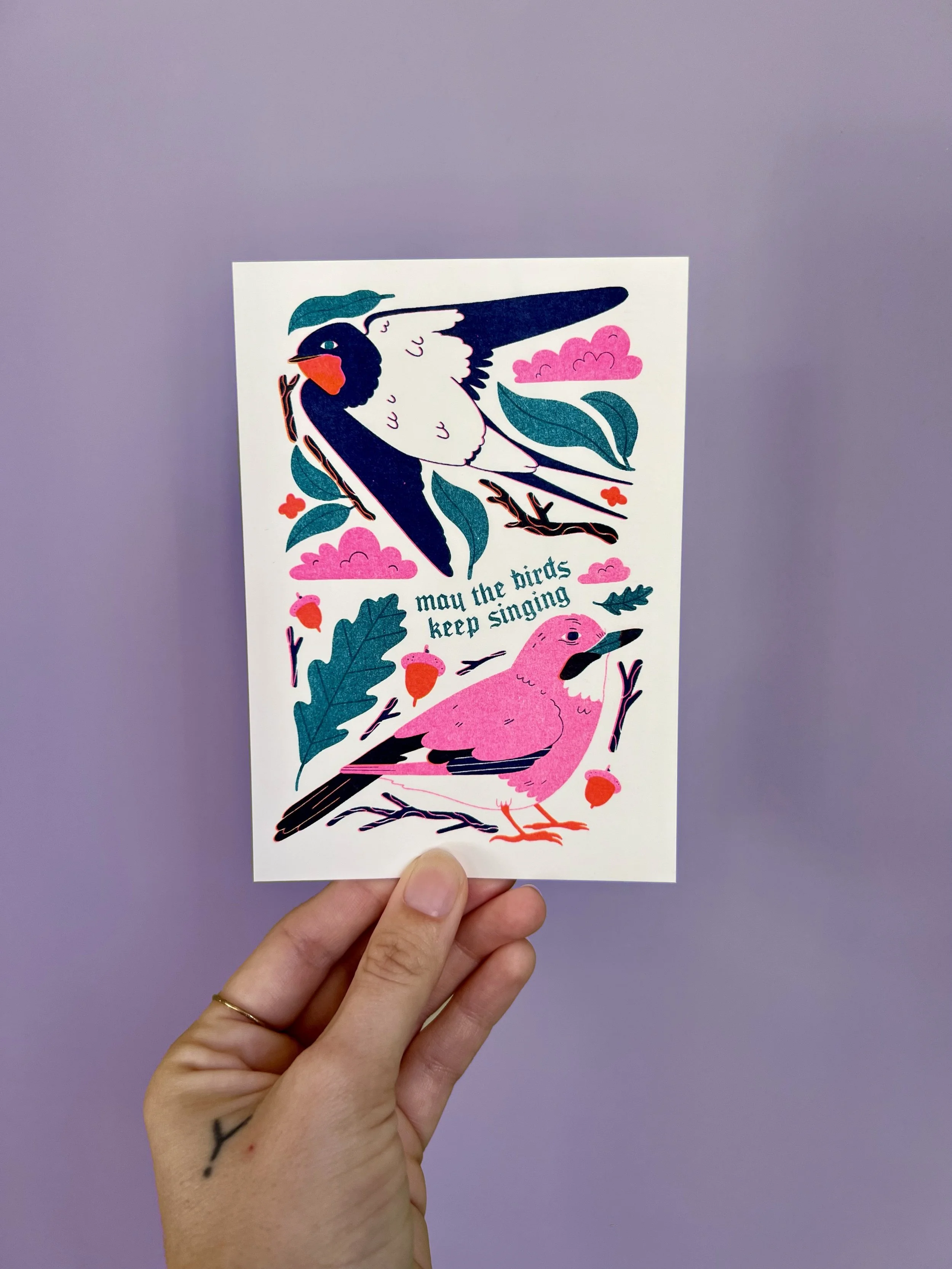 Mays the Birds Keep Singing - Riso A6