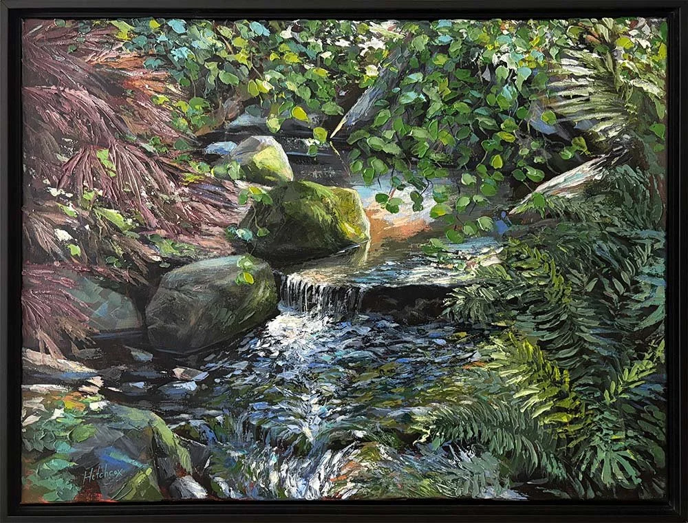  Emily Carr Creek   Acrylic on canvas 18" x 24" $2,808