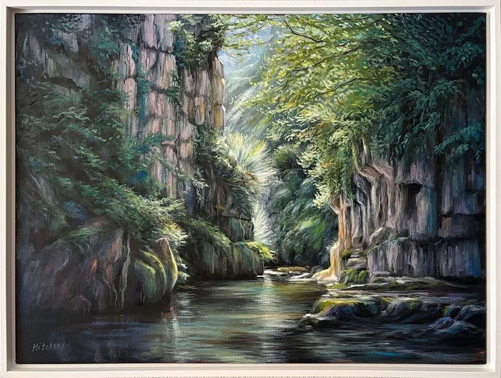  Sweet Gorge   Oil on canvas 18" x 24" $3,024