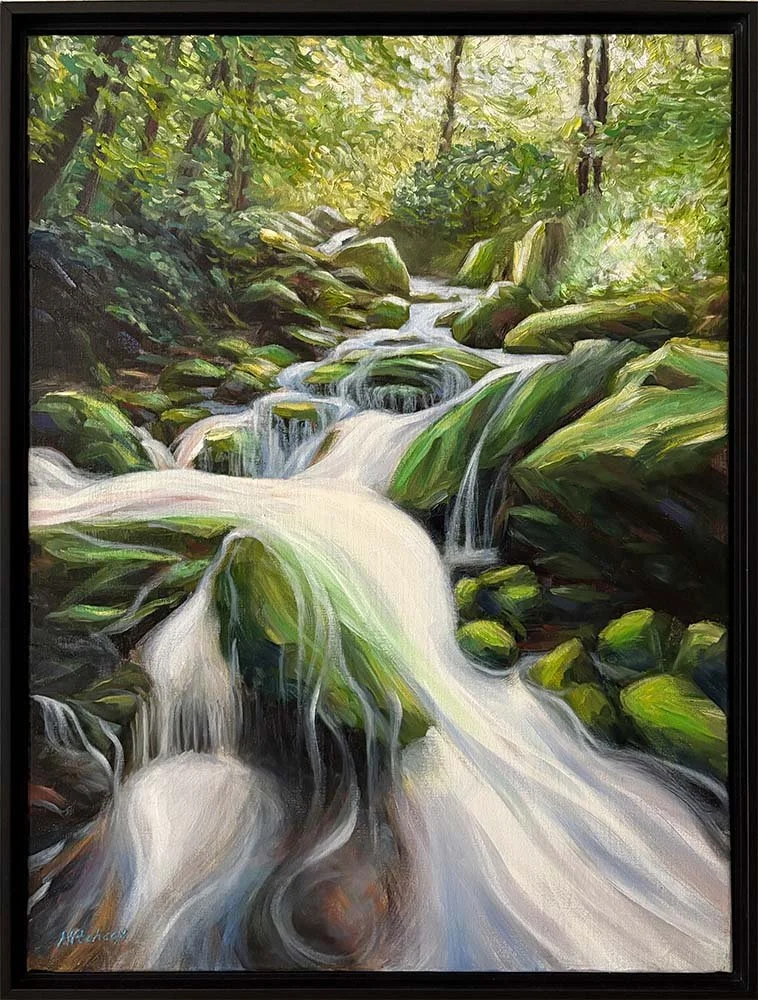  Rush   Oil on canvas 18" x 24" $648