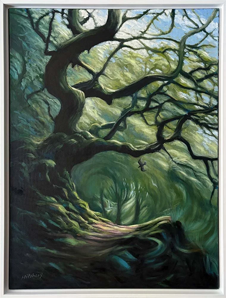  Tunnel Tree   Oil on canvas 18" x 24" $2,376