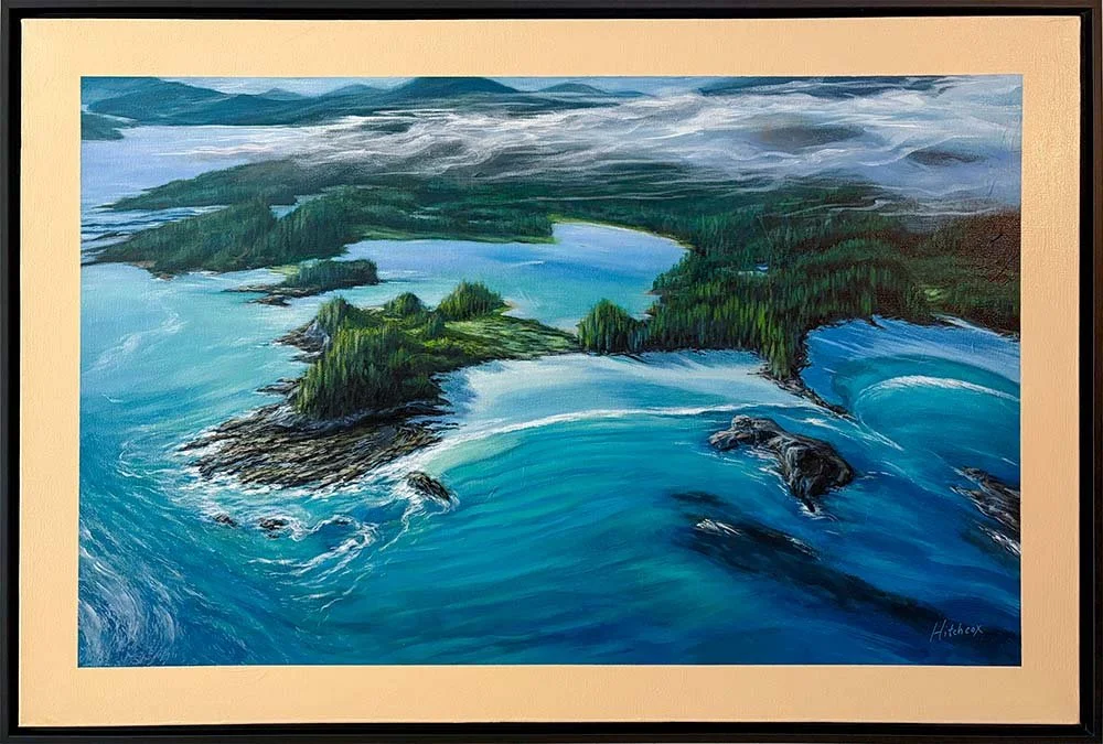 Magnificent Coast   Acrylic on canvas 20" x 32" $3.348