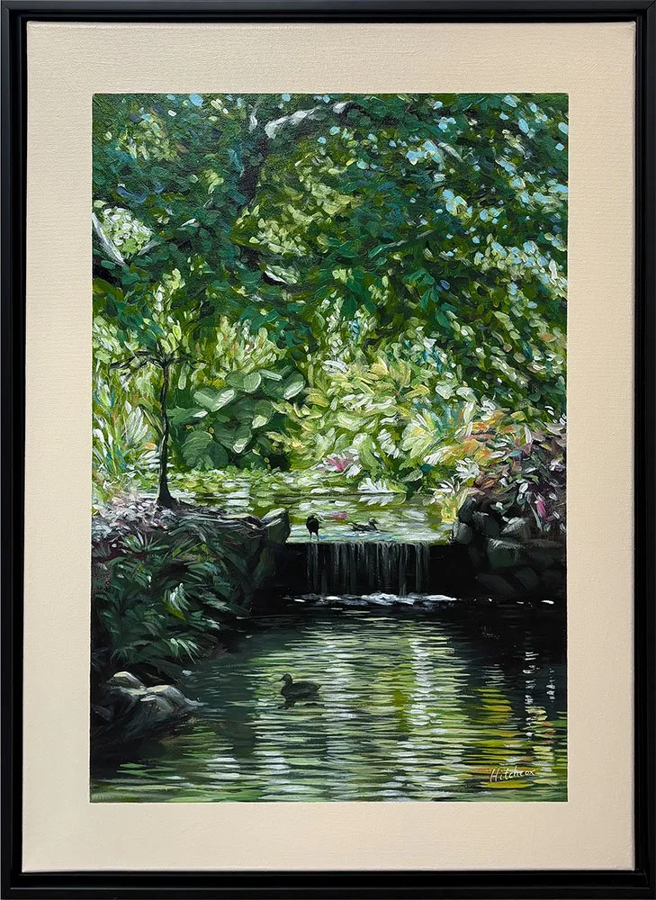  Duck Day Afternoon   Acrylic on canvas 14" x 20" $1,620