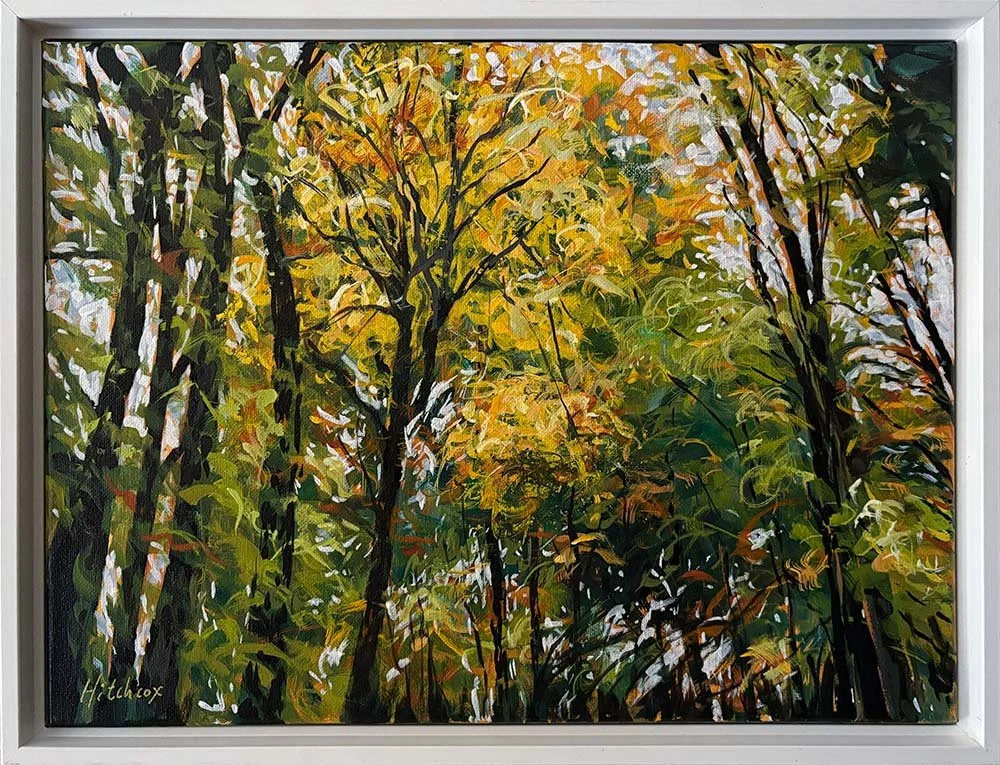  Goldstream   Acrylic on canvas 12" x 16" $540