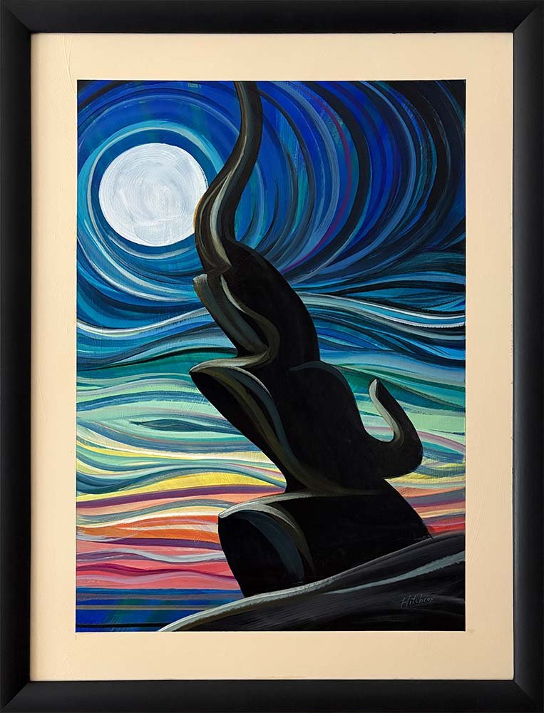  Northern Shore   Acrylic on canvas 14" x 20" $432