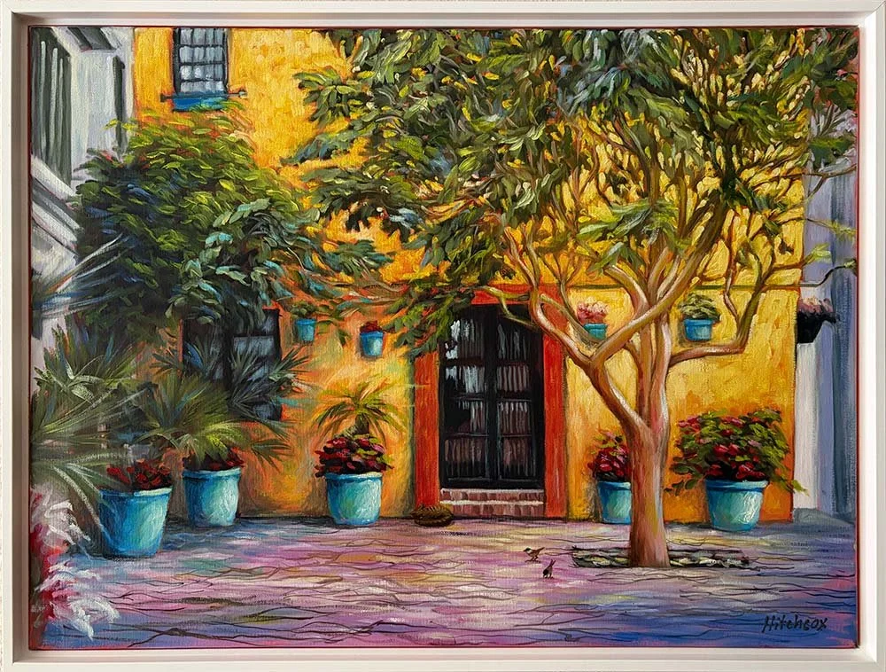  Spanish Door   Oil on canvas 18" x 24" $1,728