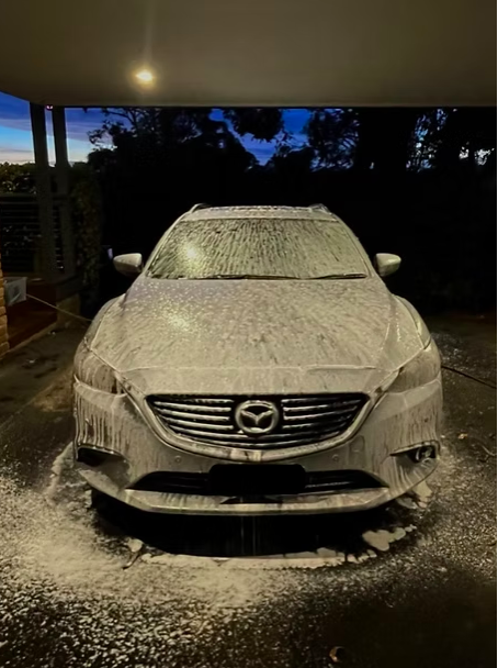 Exterior wash result