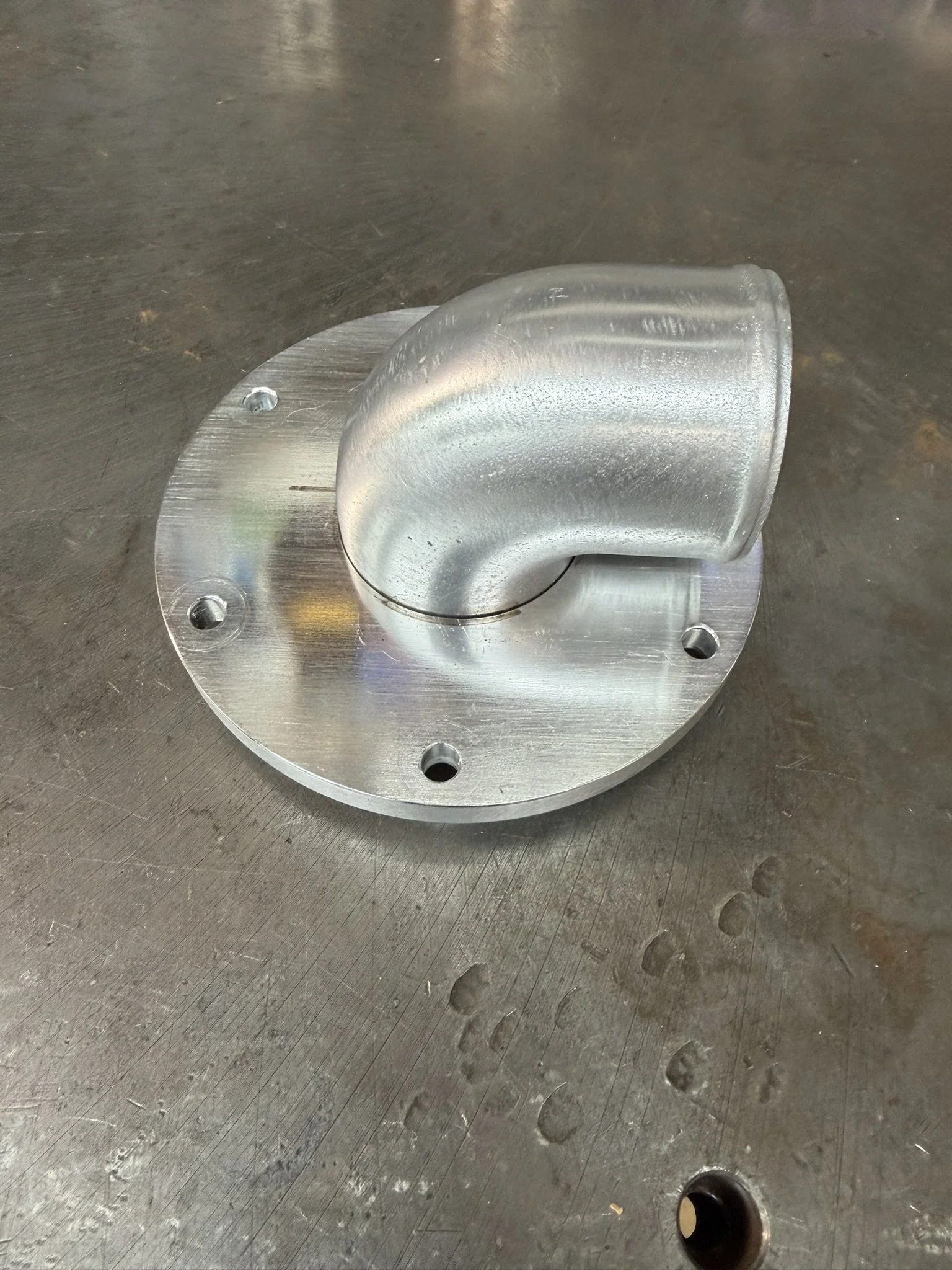 Gas Tank Filler, Custom Aluminum Part