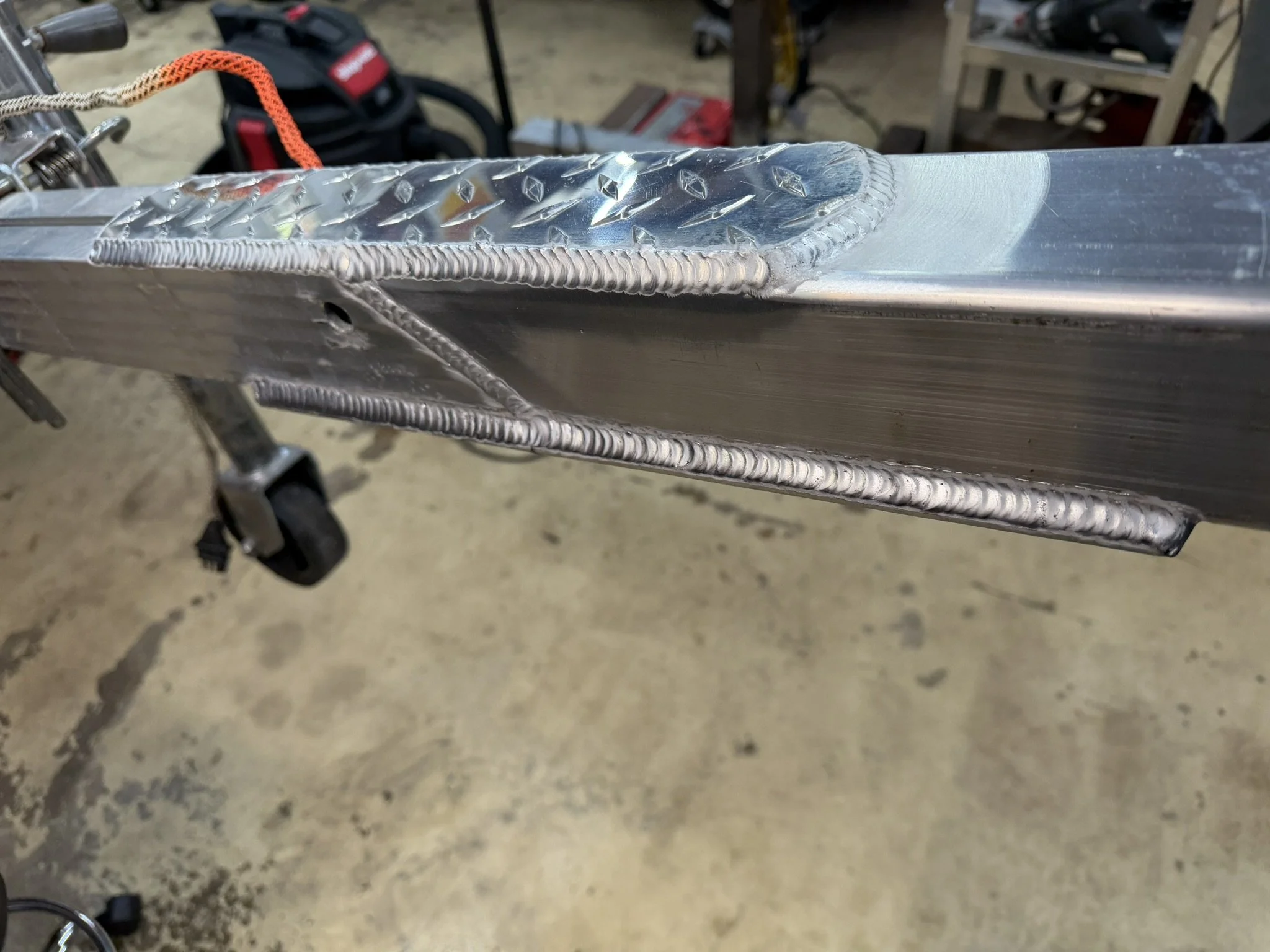 Jet Ski Trailer (Aluminum), Tongue extension- After
