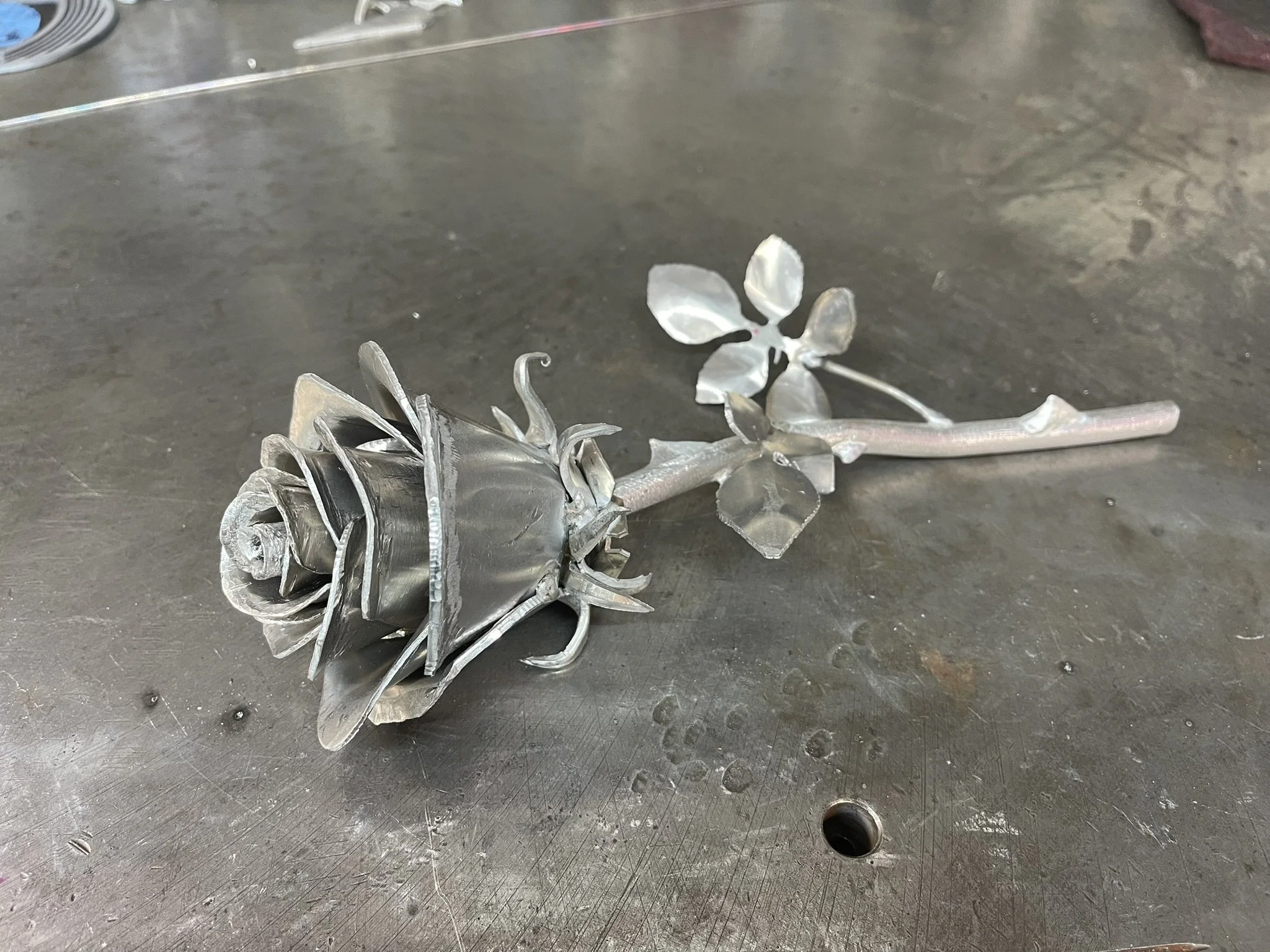 Aluminum Rose  